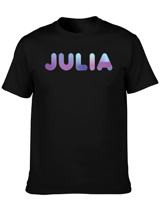 Personalized Julia T-Shirt - Gradient Name Tee