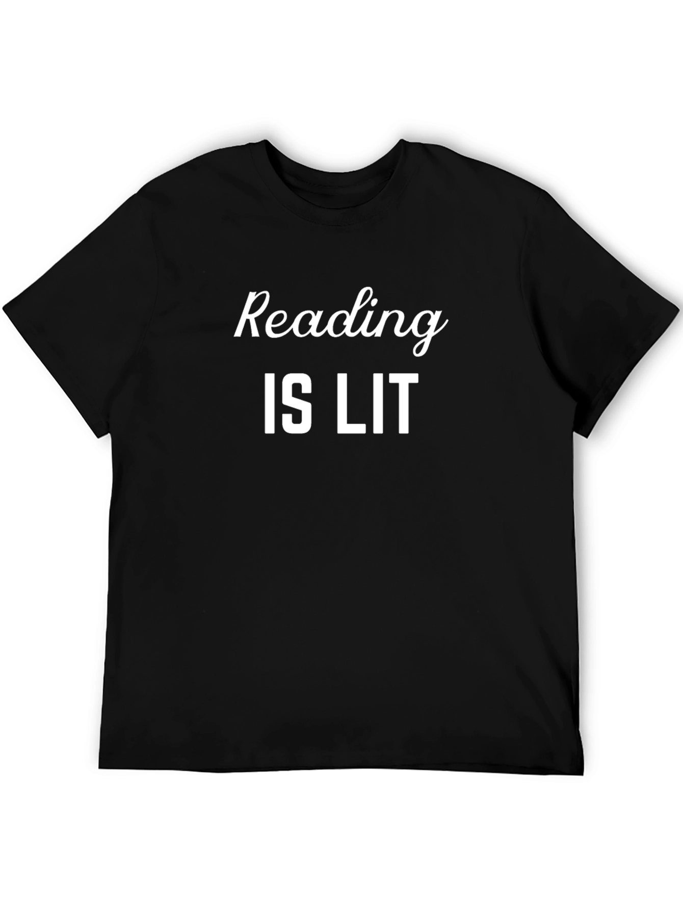 Reading is Lit Graphic Tee - Black