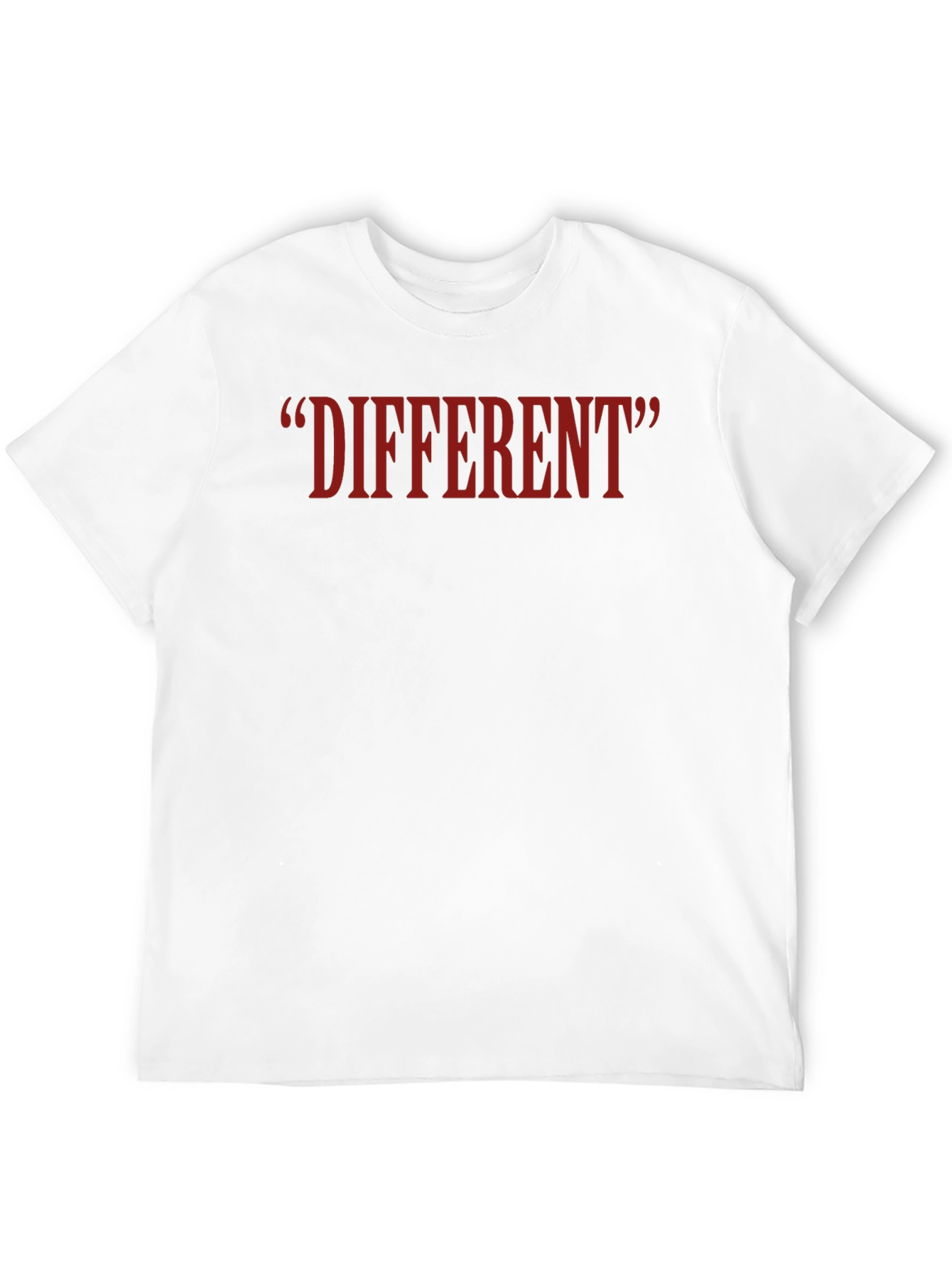 Different Quote T-Shirt - Casual Black Tee