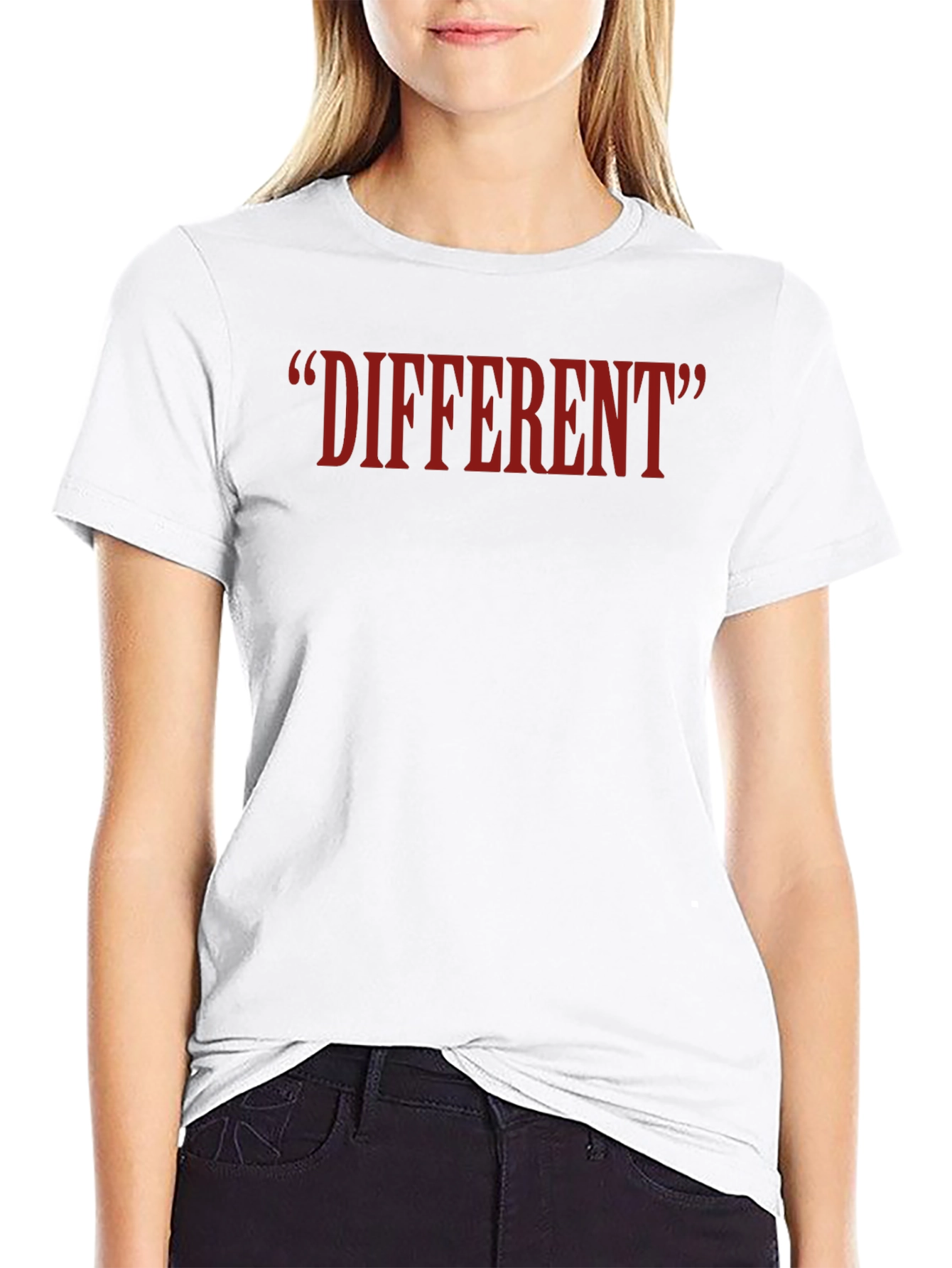 Different Quote T-Shirt - Casual Black Tee