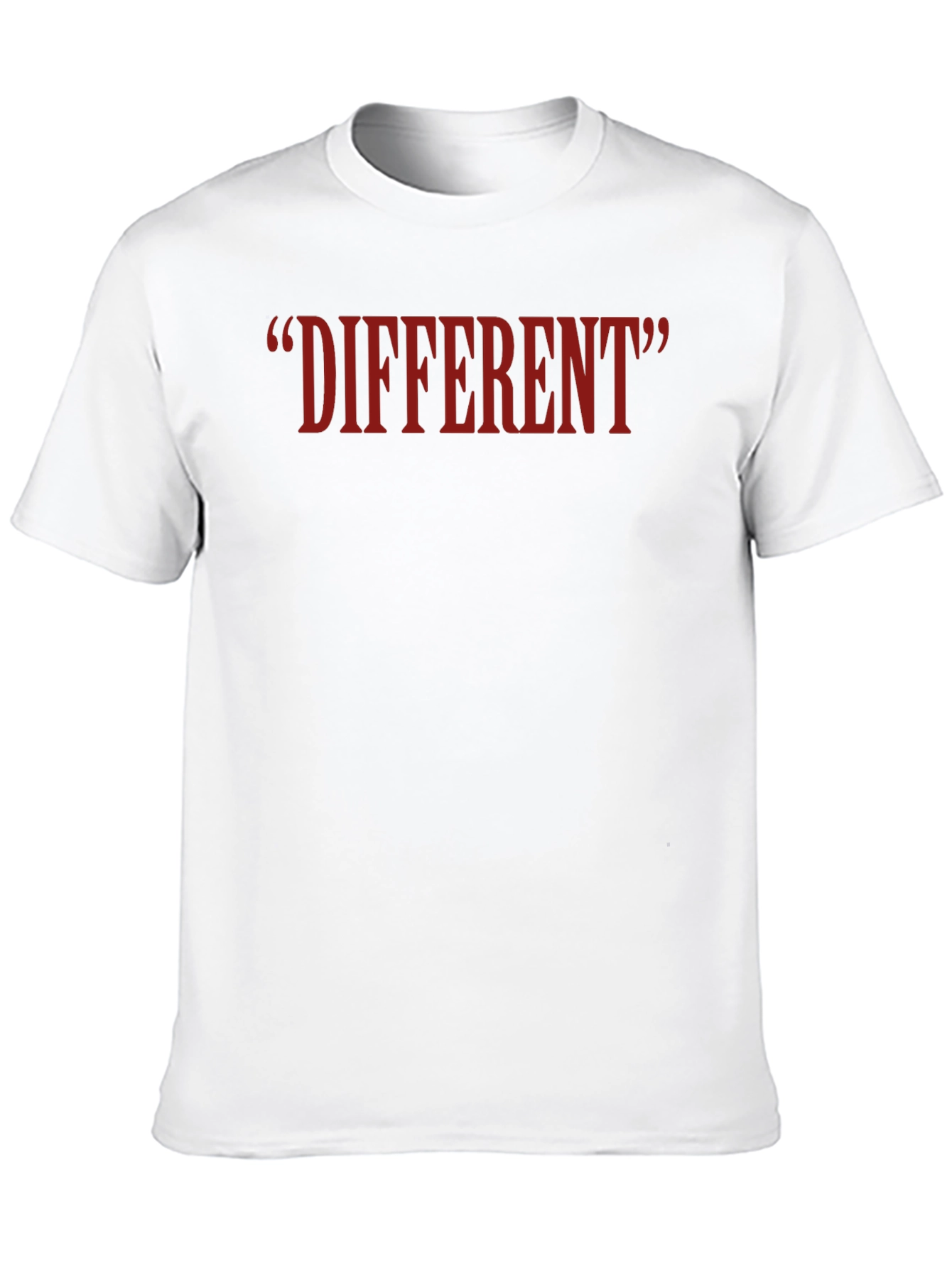 Different Quote T-Shirt - Casual Black Tee