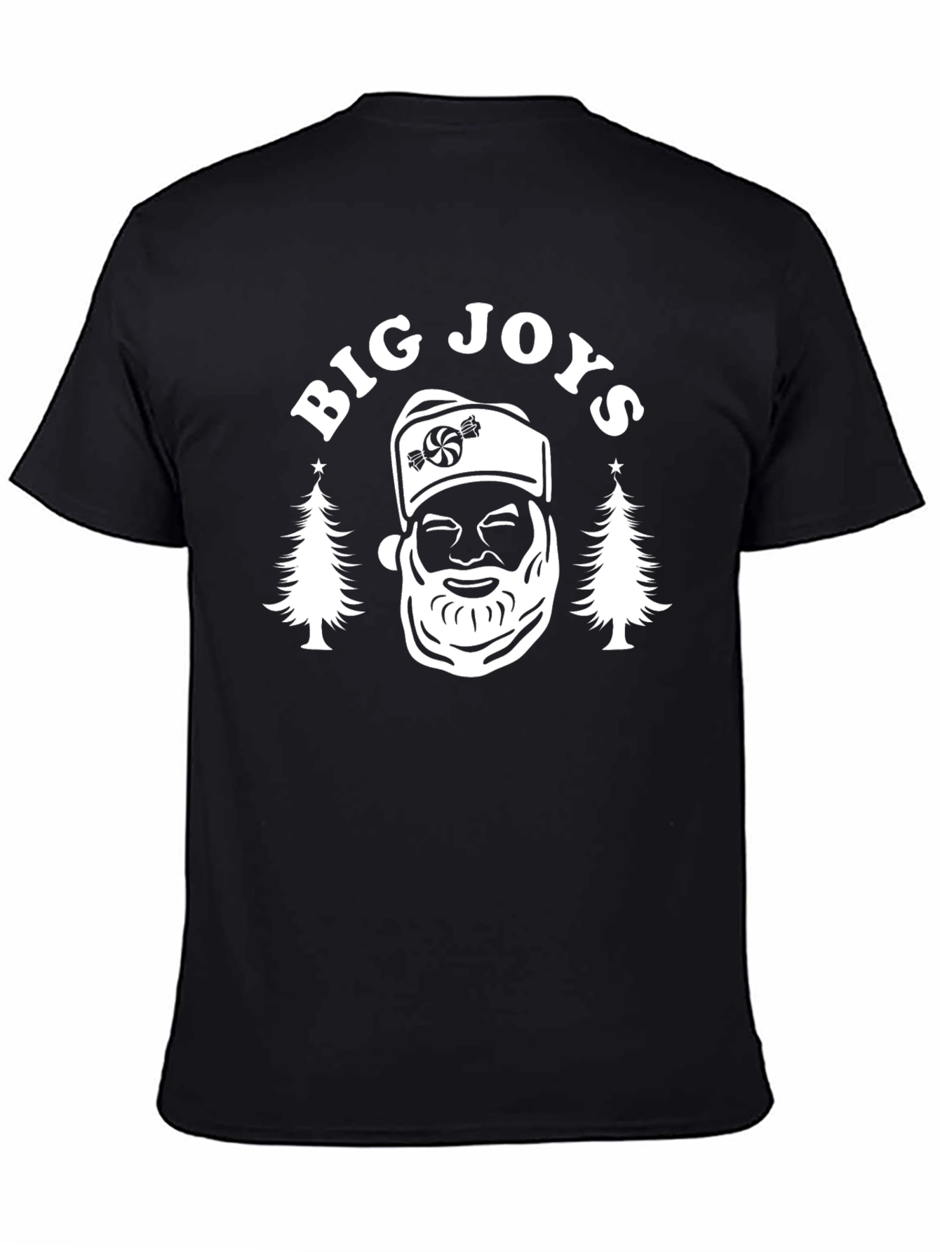 Big Joys Graphic T-Shirt - Santa Christmas Holiday Tee