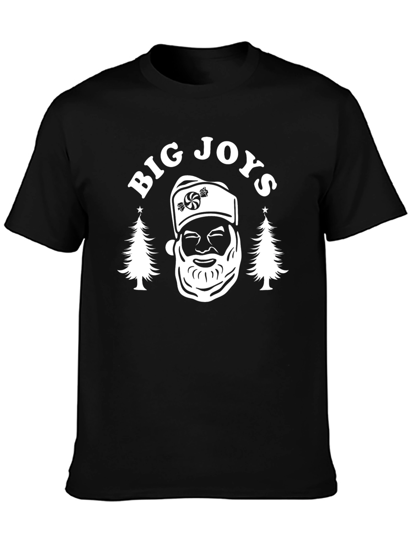 Big Joys Graphic T-Shirt - Santa Christmas Holiday Tee