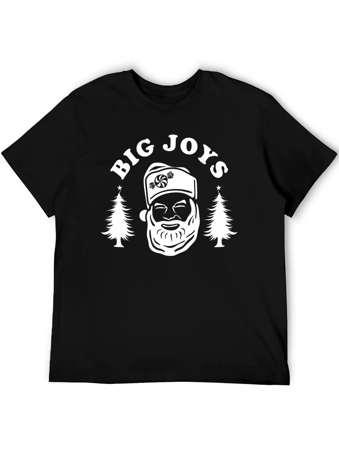Big Joys Graphic T-Shirt - Santa Christmas Holiday Tee