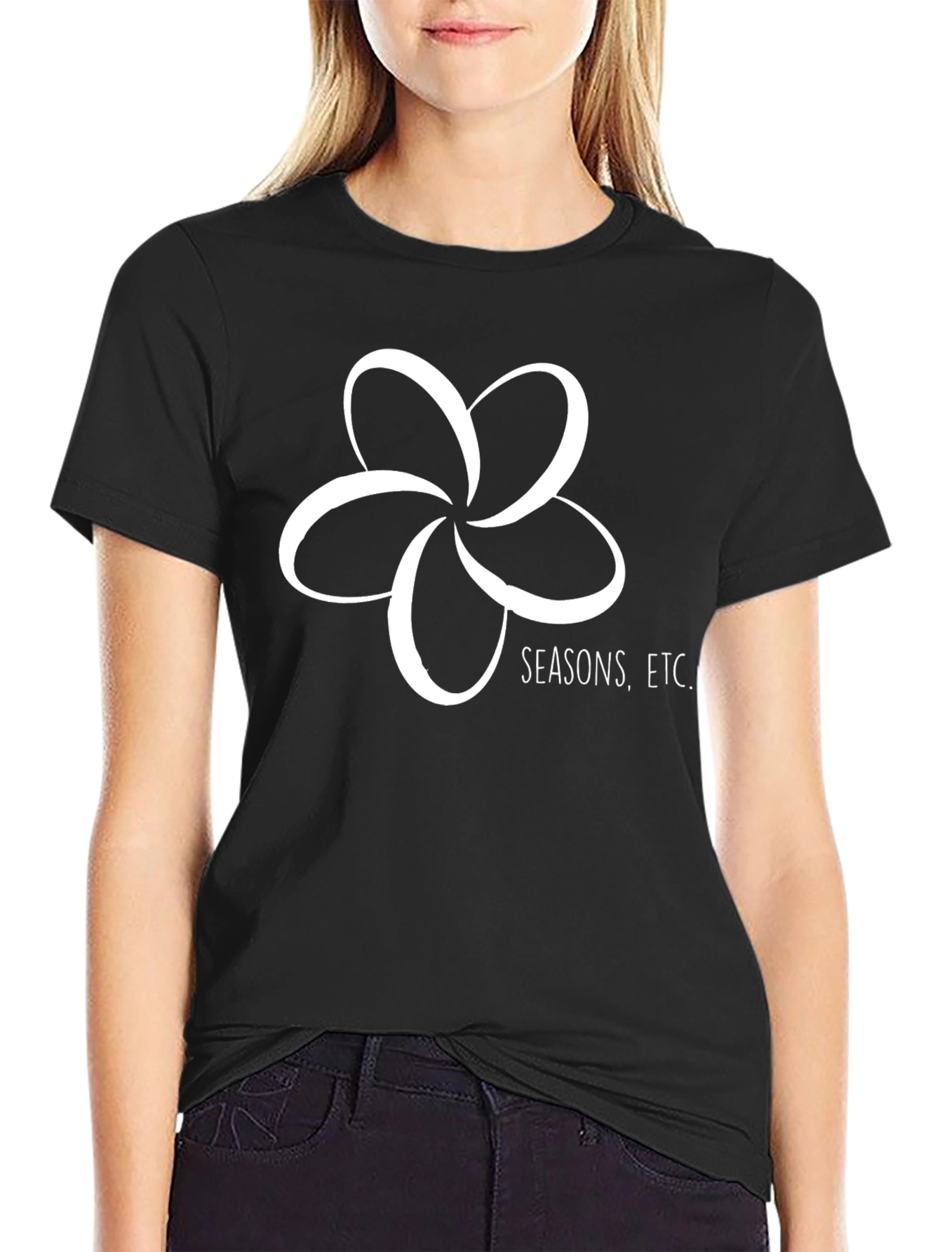 Seasons. Etc. Black Graphic T-Shirt