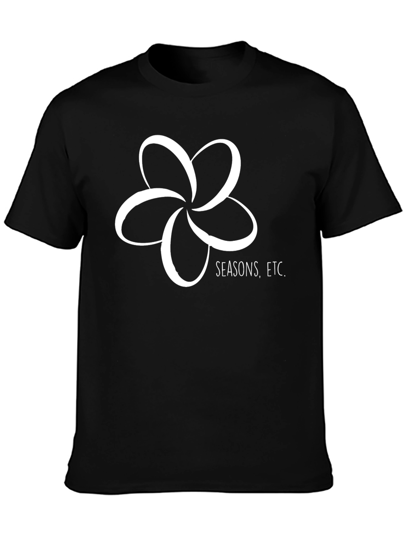 Seasons. Etc. Black Graphic T-Shirt