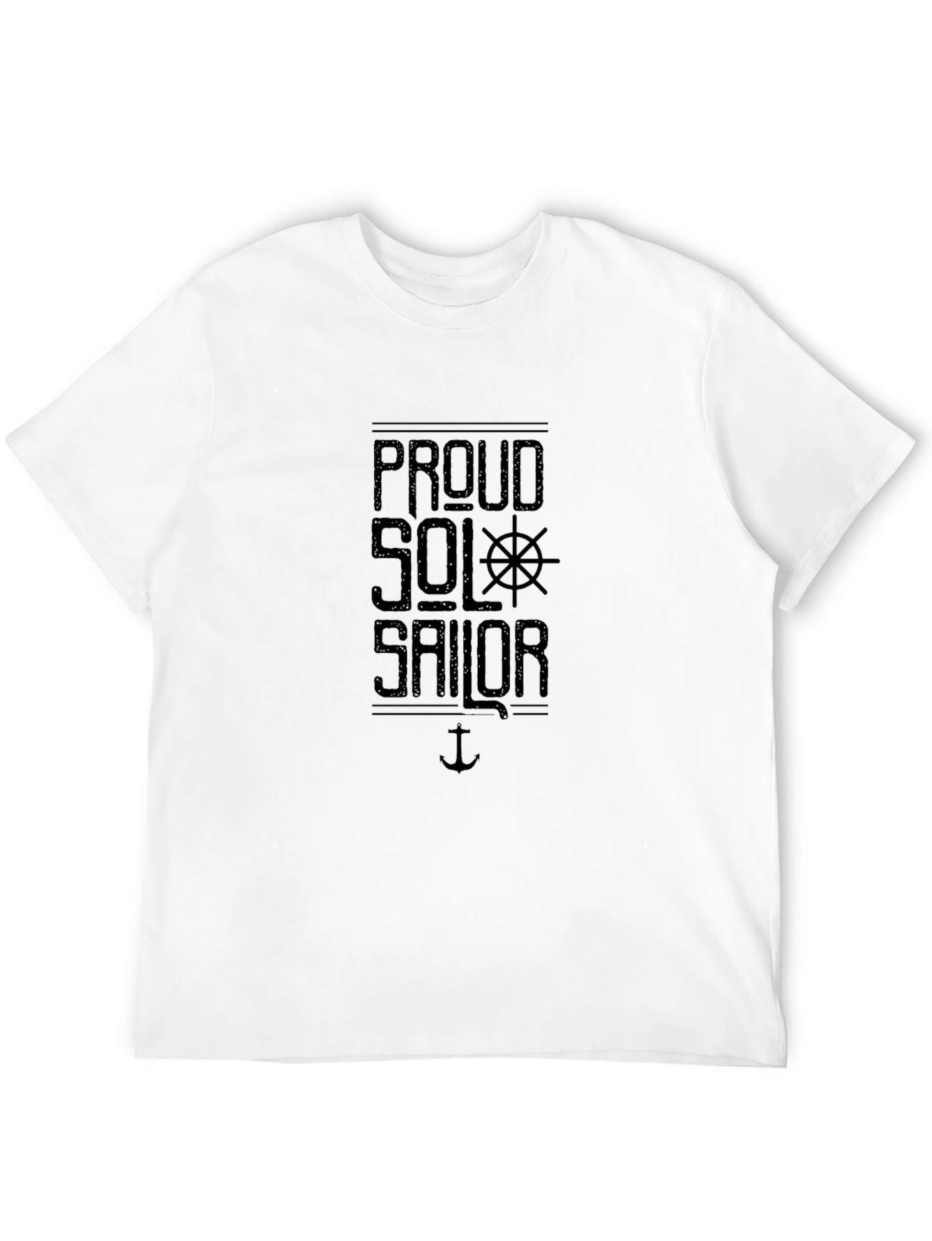 Proud Sailor Black T-Shirt
