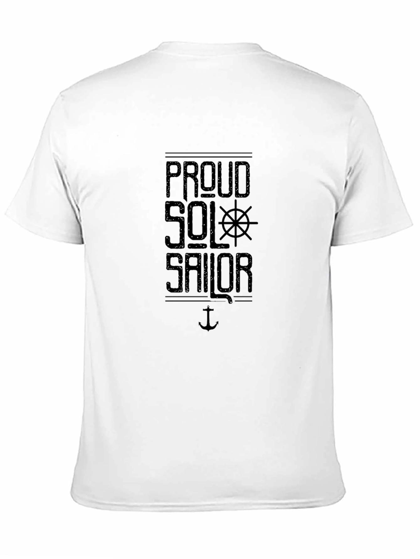 Proud Sailor Black T-Shirt