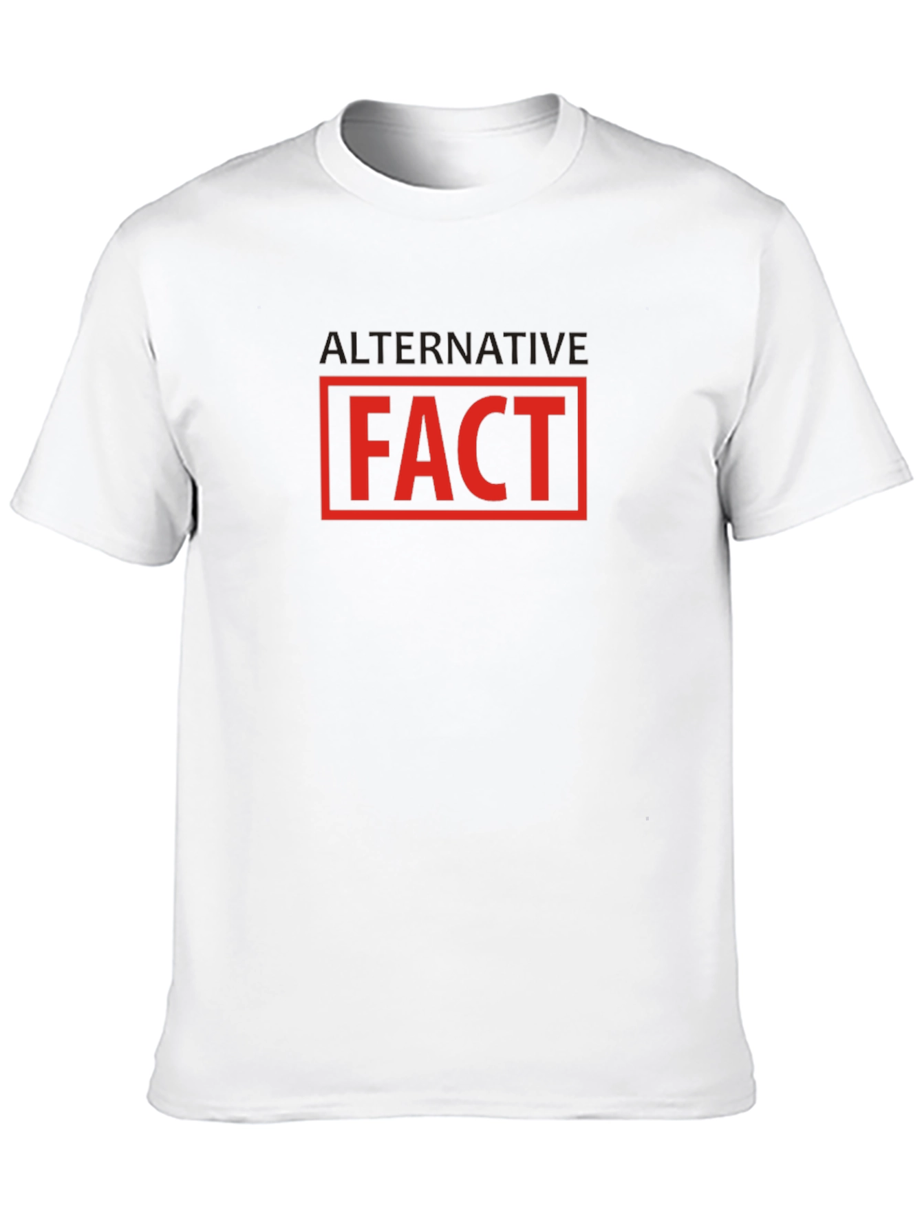 Alternative Fact T-Shirt - Black Crew Neck Tee