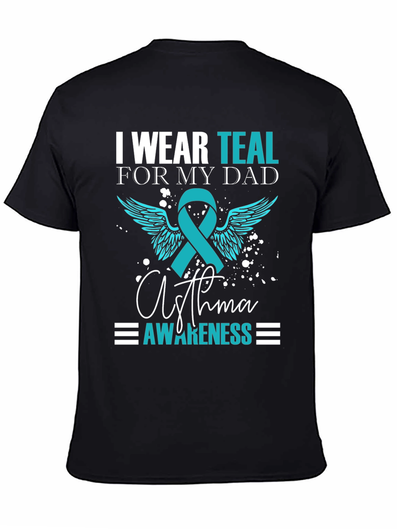 Teal Asthma Awareness T-Shirt