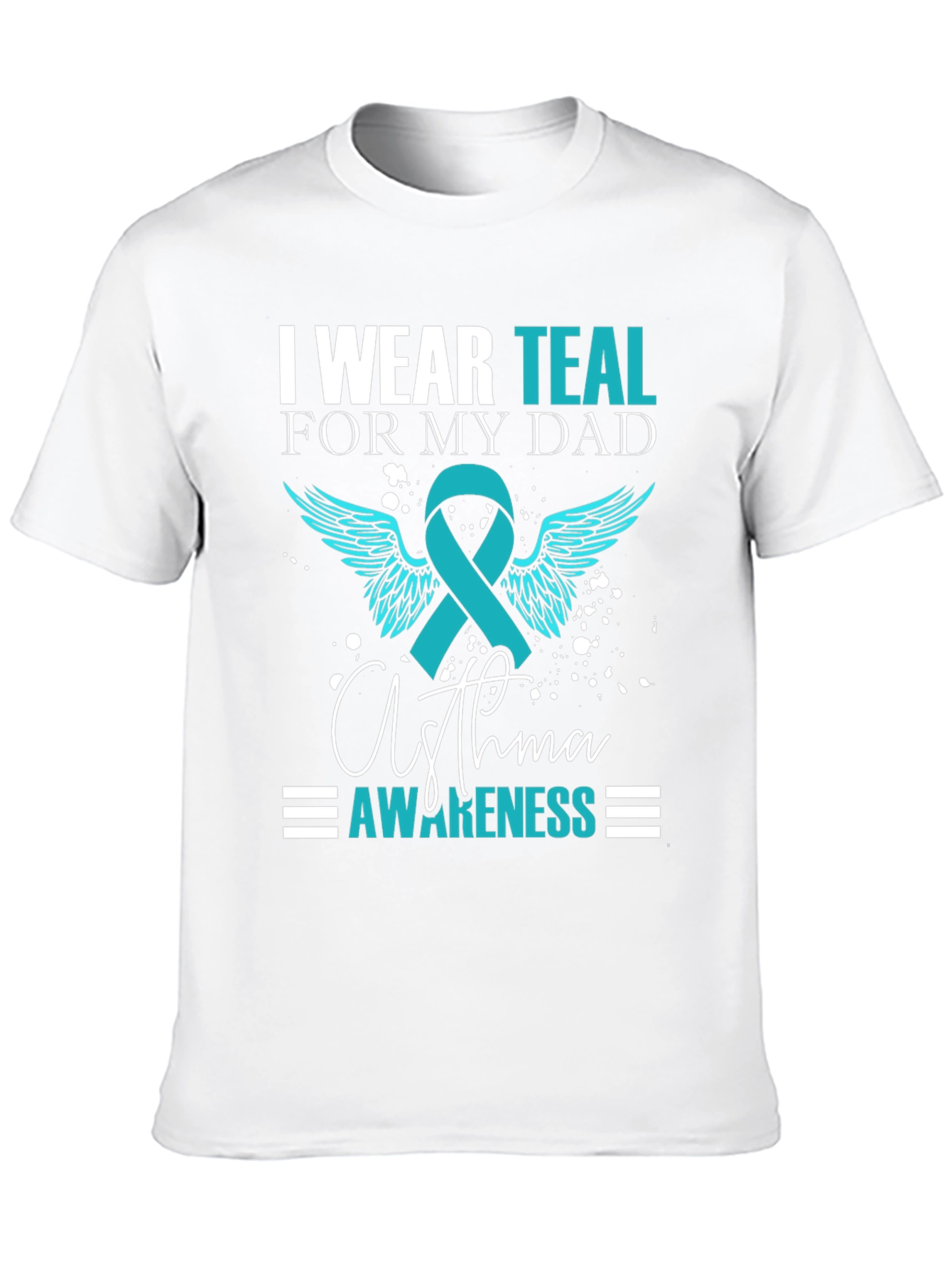 Teal Asthma Awareness T-Shirt