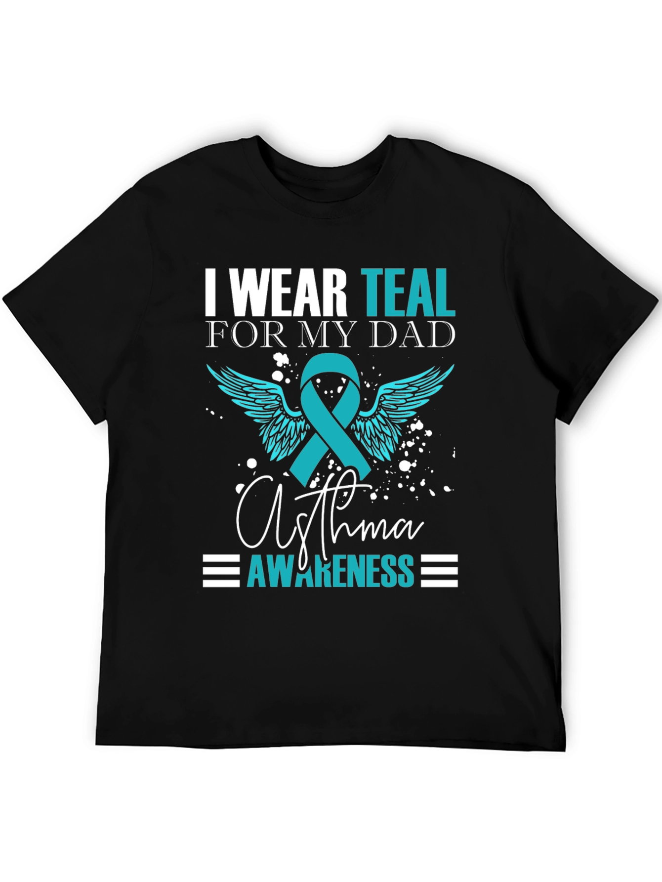 Teal Asthma Awareness T-Shirt