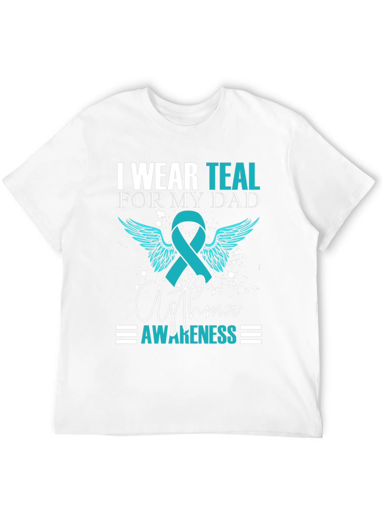 Teal Asthma Awareness T-Shirt