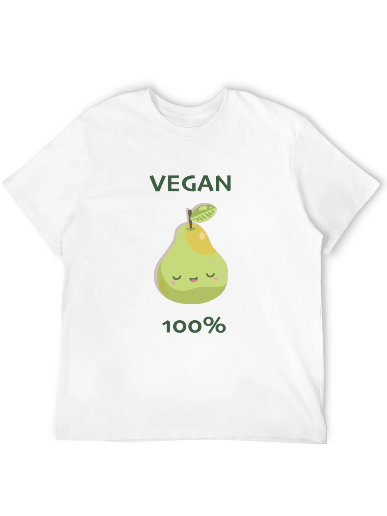 Vegan 100% Pear Graphic Tee