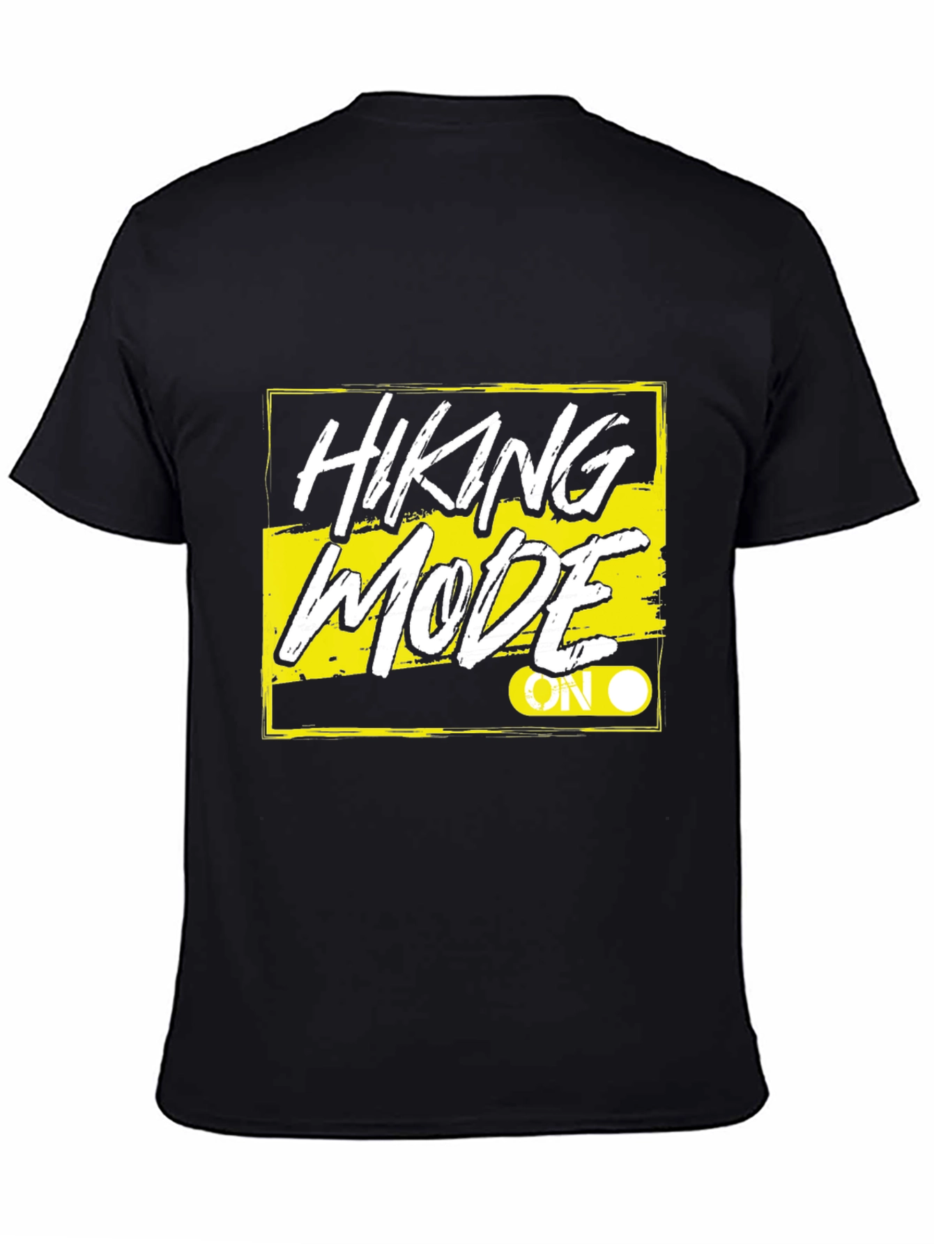 Hiking Mode On Black T-Shirt