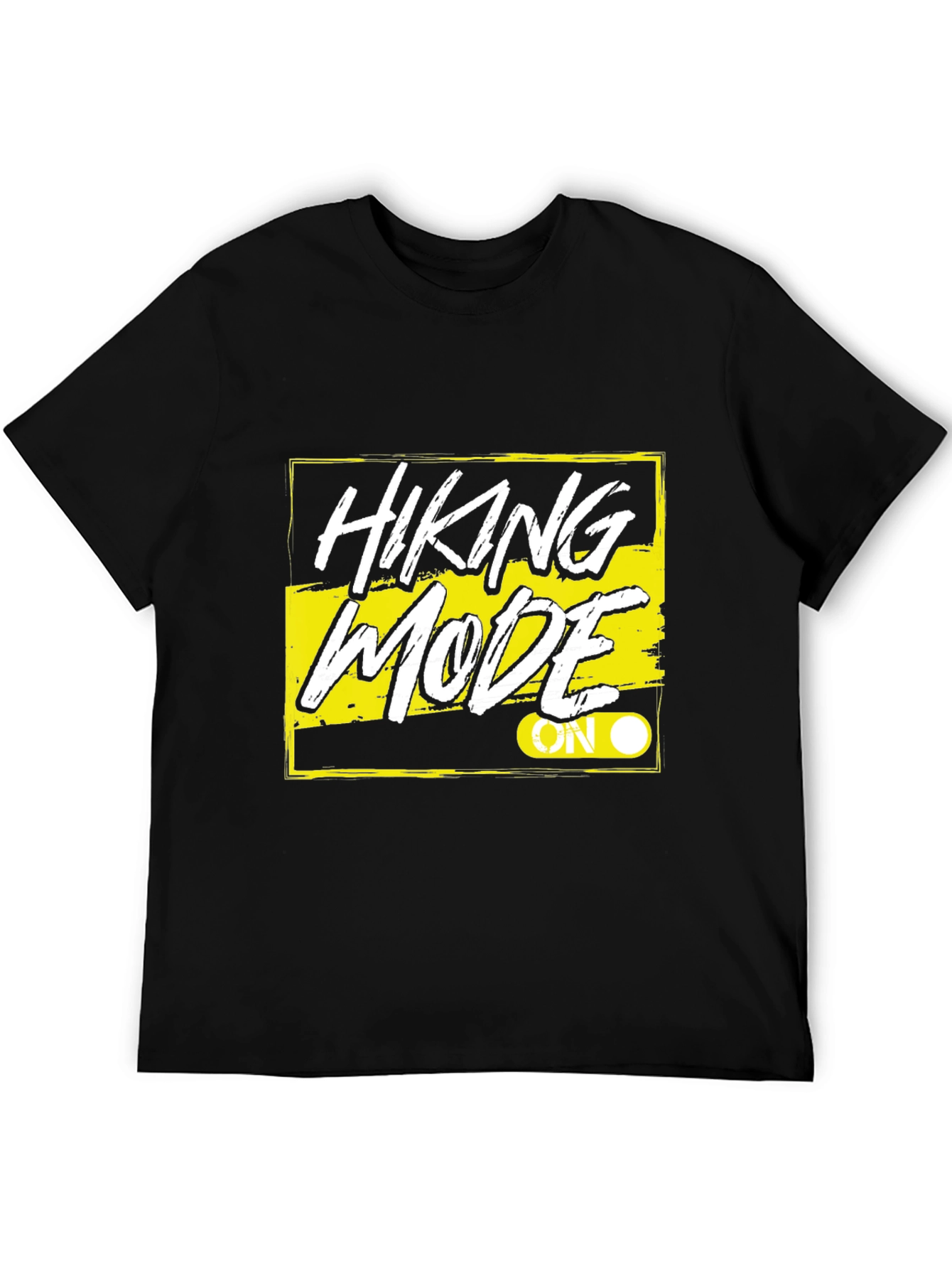 Hiking Mode On Black T-Shirt
