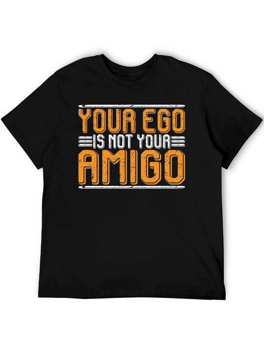 Ego Amigo Graphic T-Shirt - Black