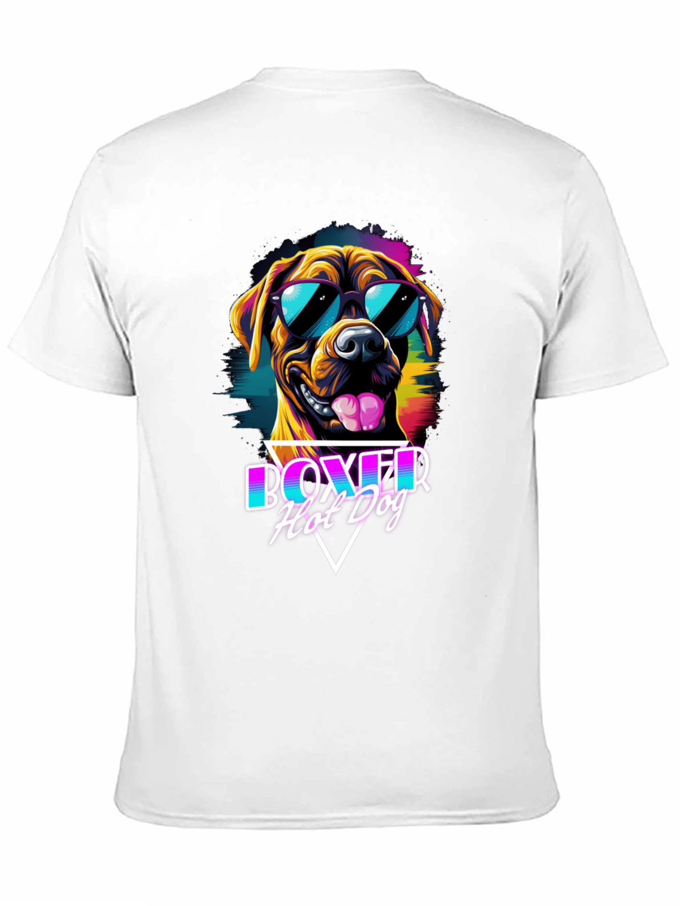 Boxer Hot Dog Graphic T-Shirt