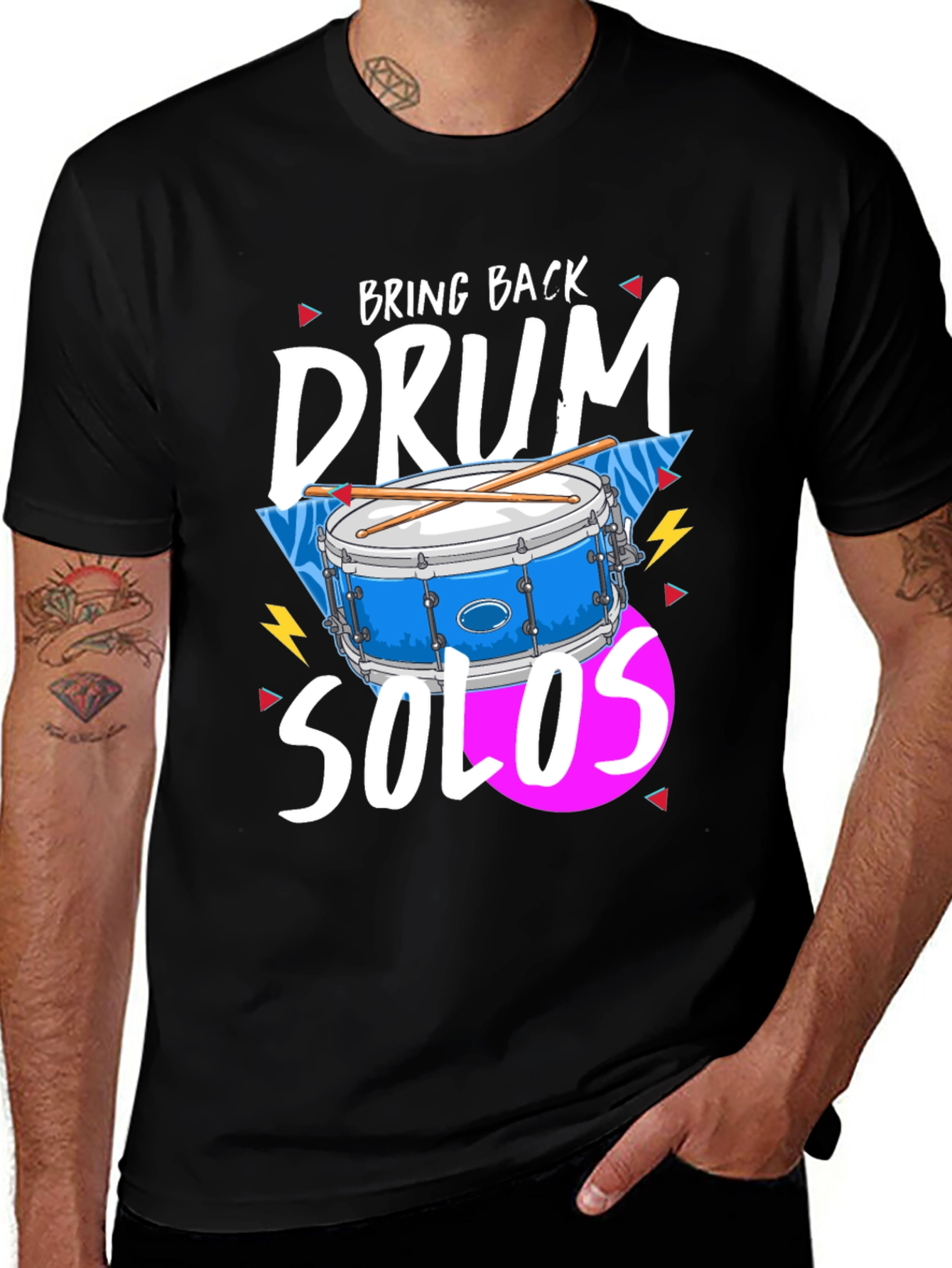 Bring Back Drum Solos T-Shirt - Music Lover Tee