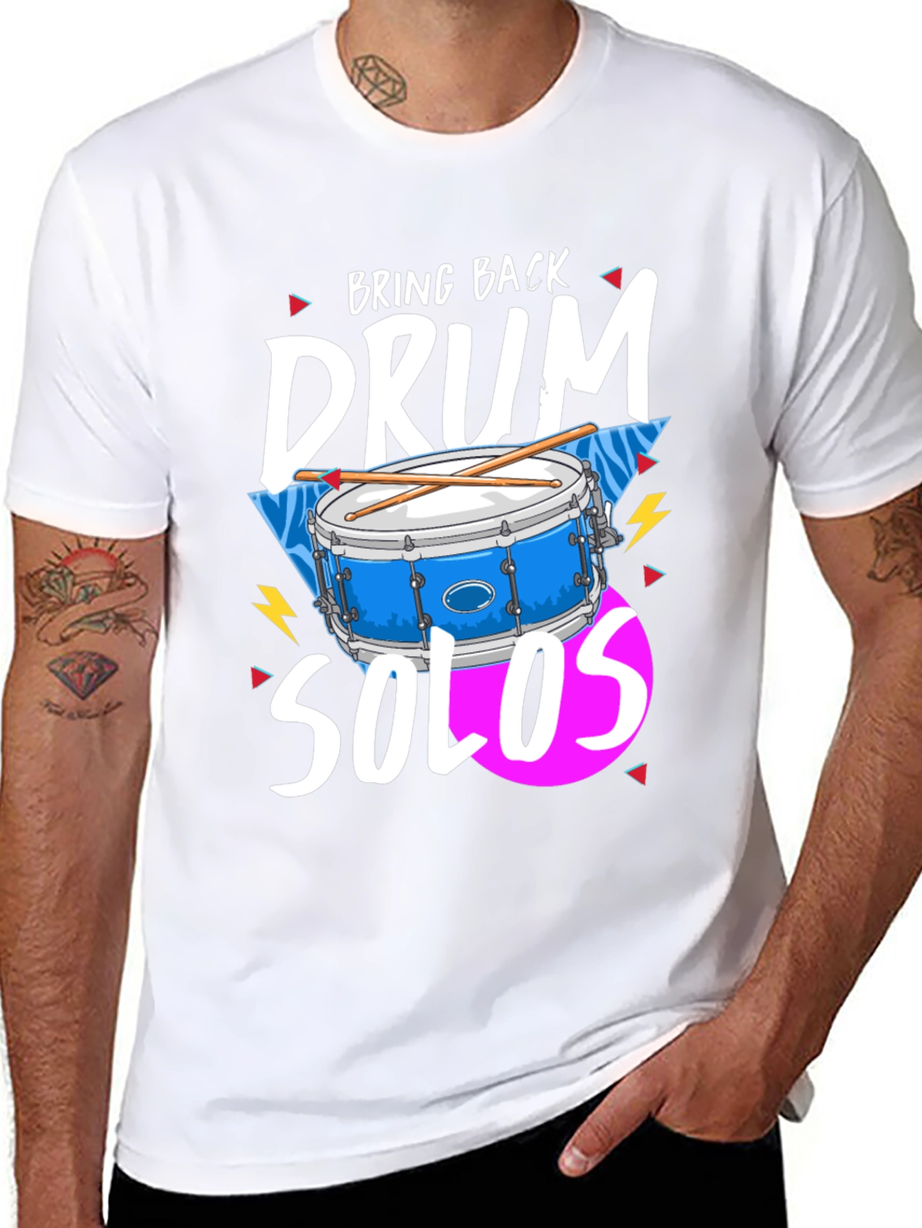 Bring Back Drum Solos T-Shirt - Music Lover Tee