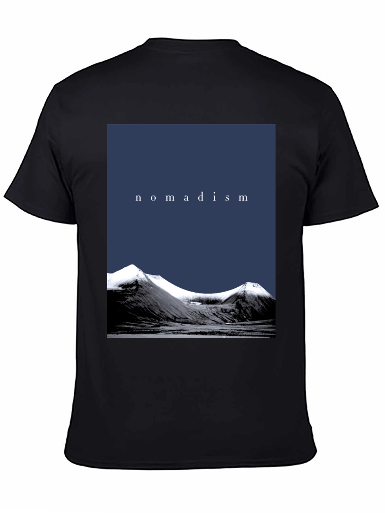 Nomadism Mountain Graphic Black T-Shirt