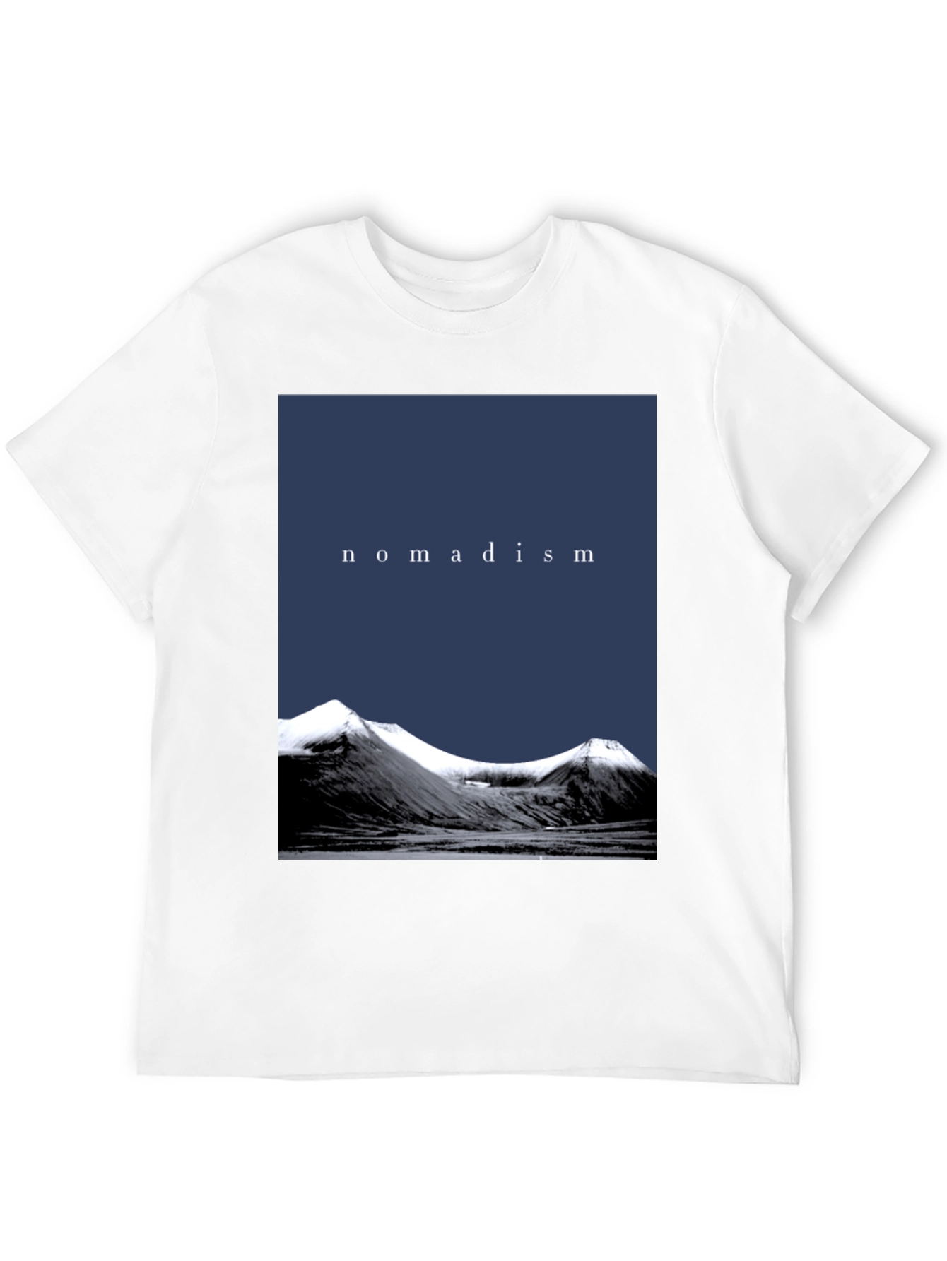 Nomadism Mountain Graphic Black T-Shirt