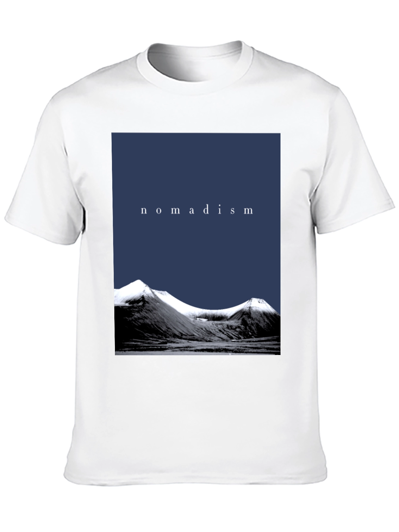 Nomadism Mountain Graphic Black T-Shirt