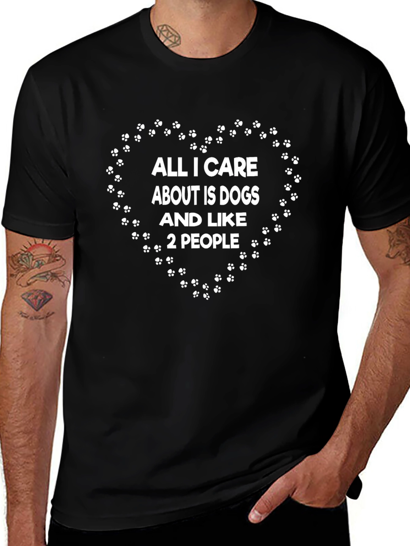 Dogs & 2 People Graphic Tee