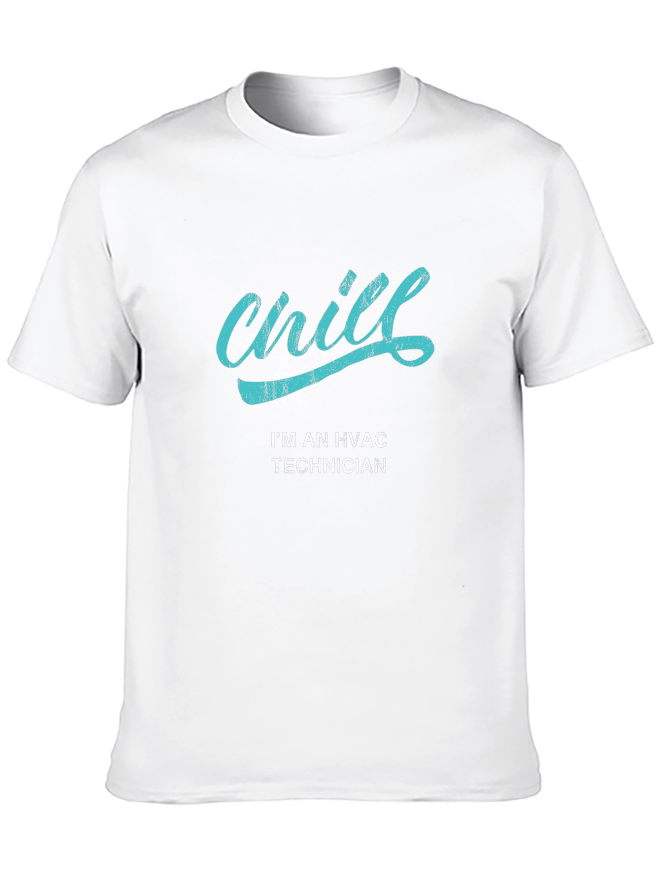 Chill HVAC Technician Black T-Shirt