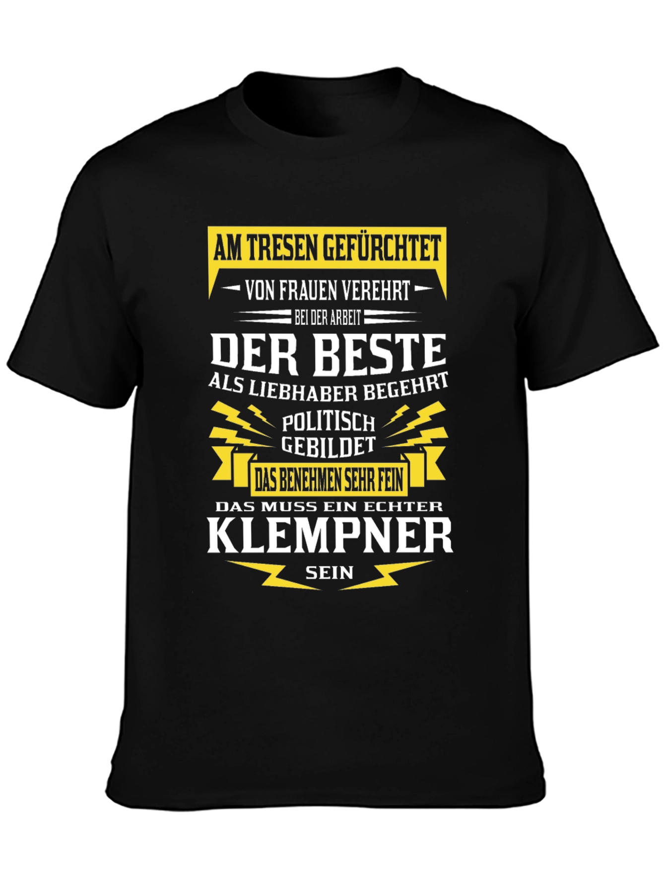 Funny Plumber T-Shirt - German Text