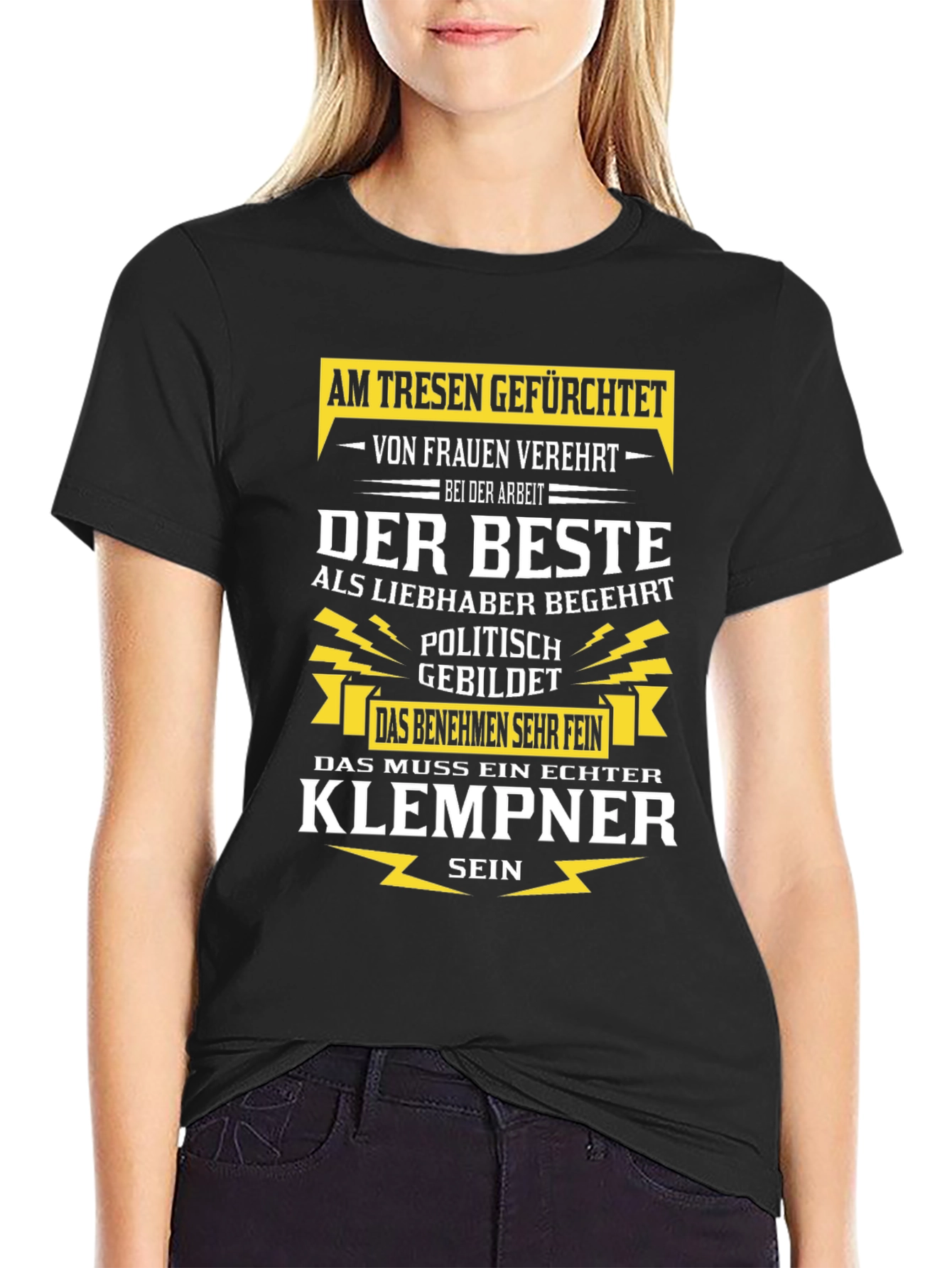 Funny Plumber T-Shirt - German Text