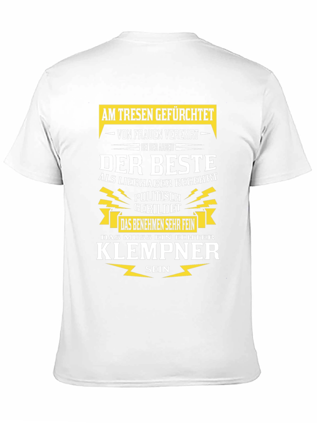 Funny Plumber T-Shirt - German Text