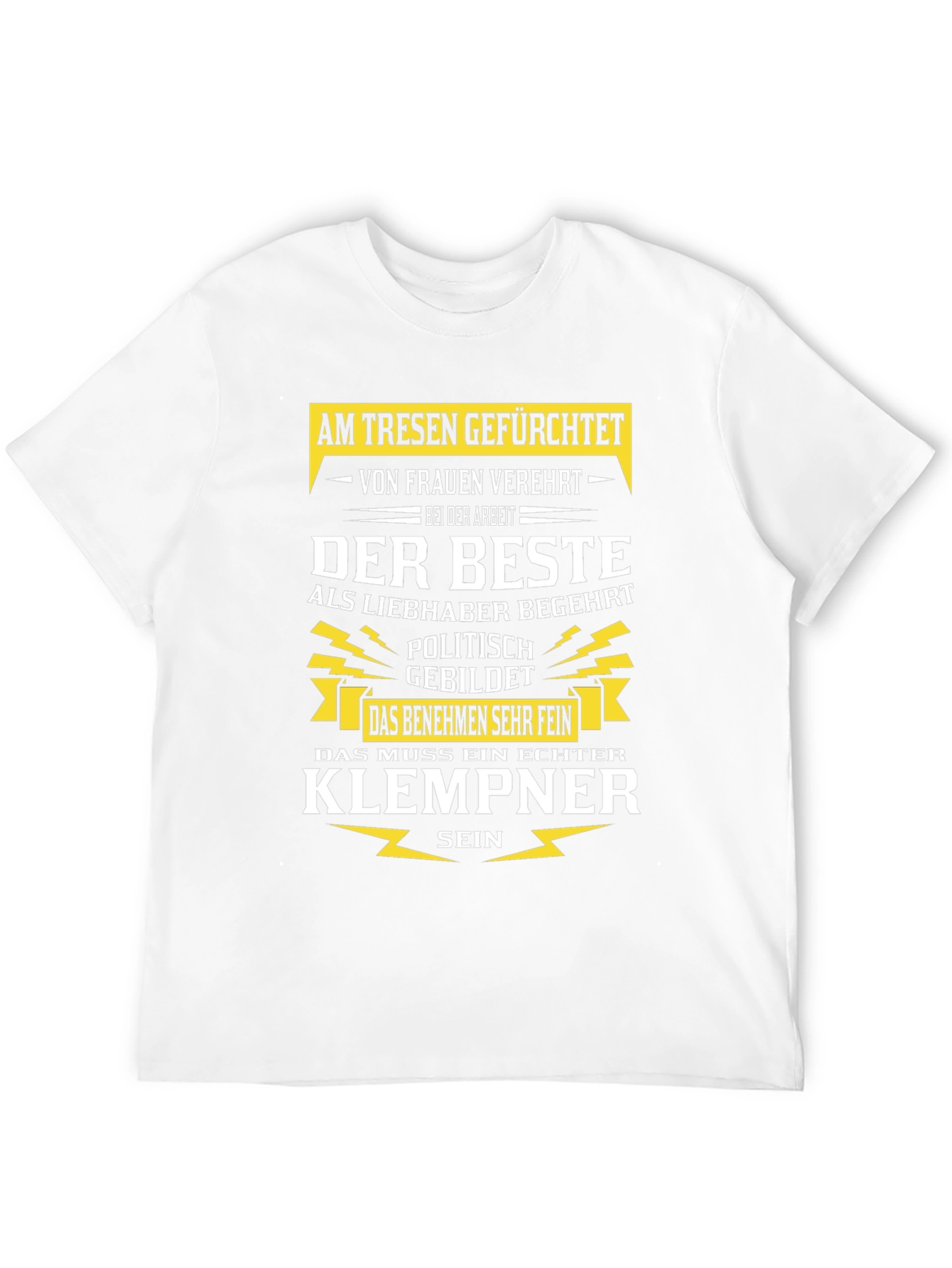 Funny Plumber T-Shirt - German Text