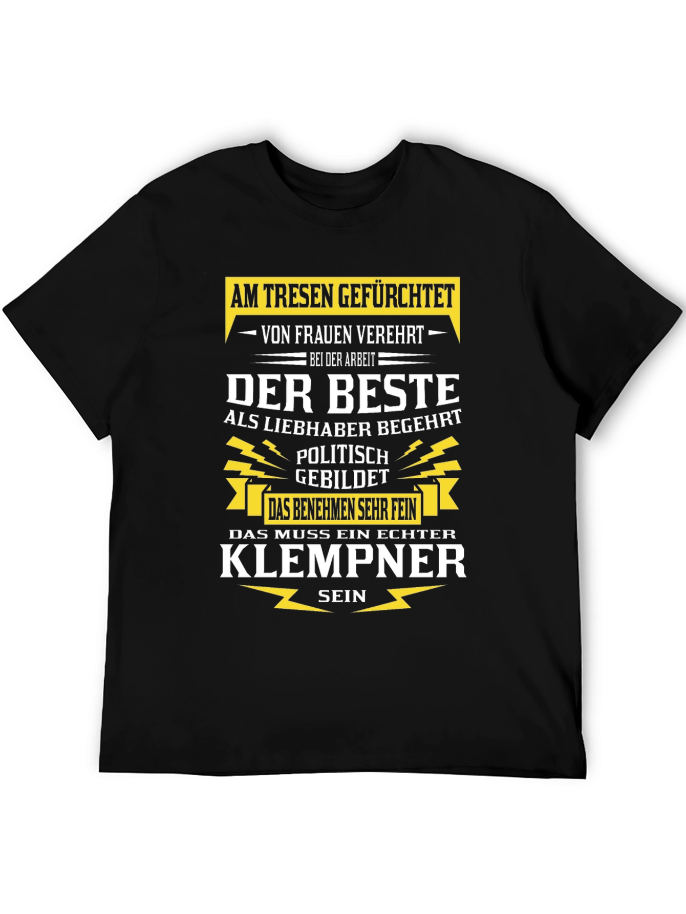 Funny Plumber T-Shirt - German Text
