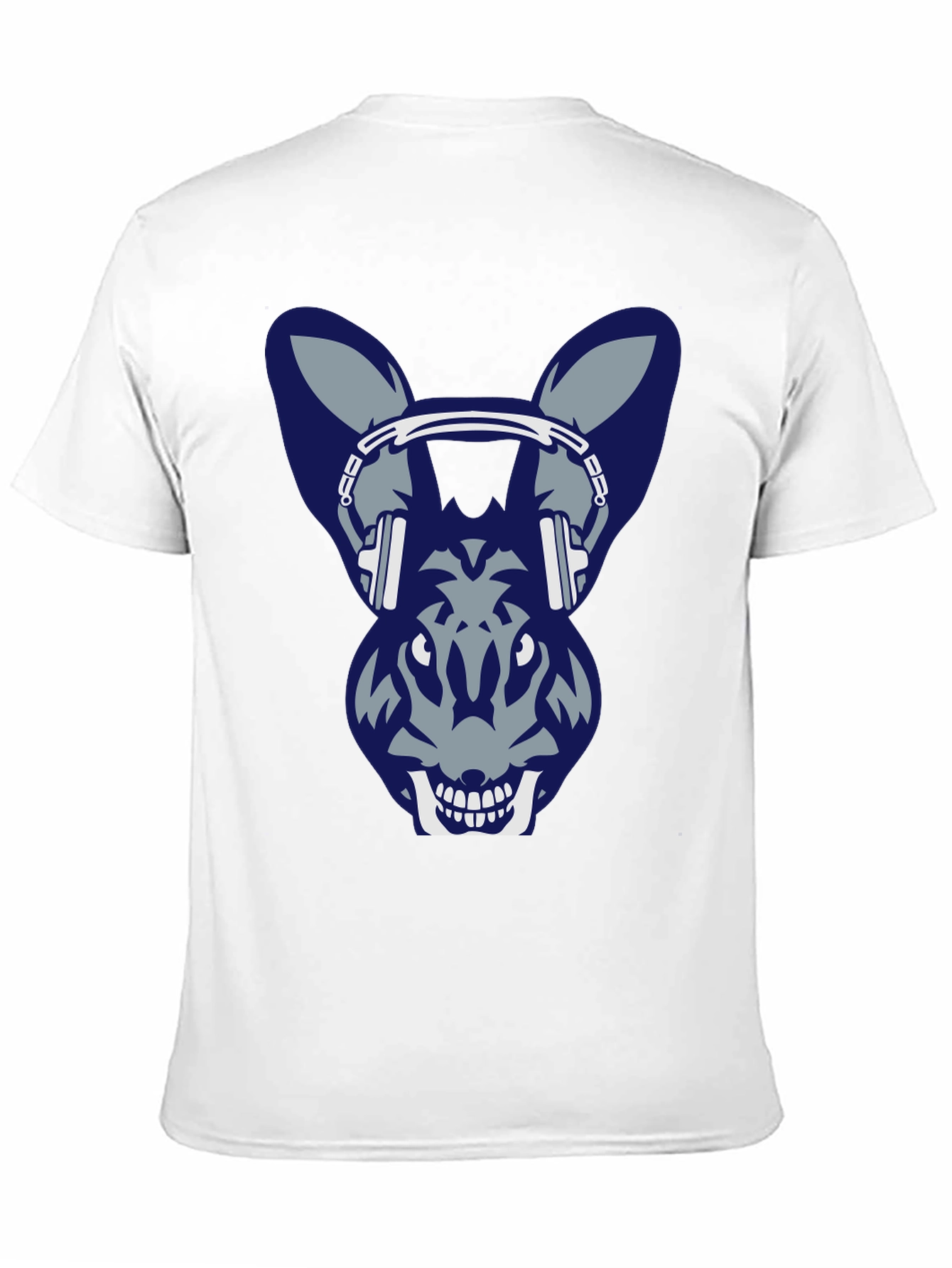 Cool Rabbit with Headphone Graphic Tee