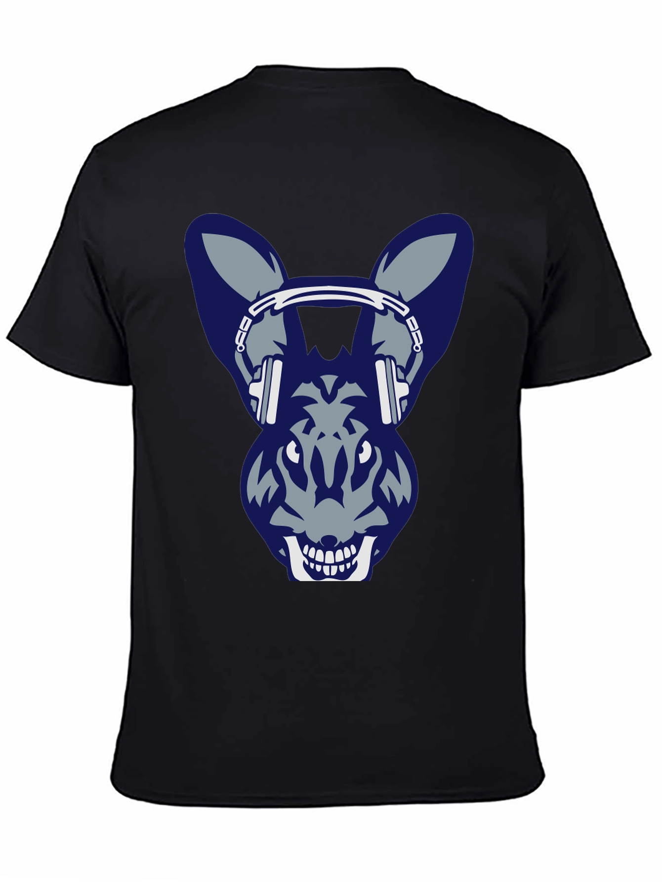 Cool Rabbit with Headphone Graphic Tee