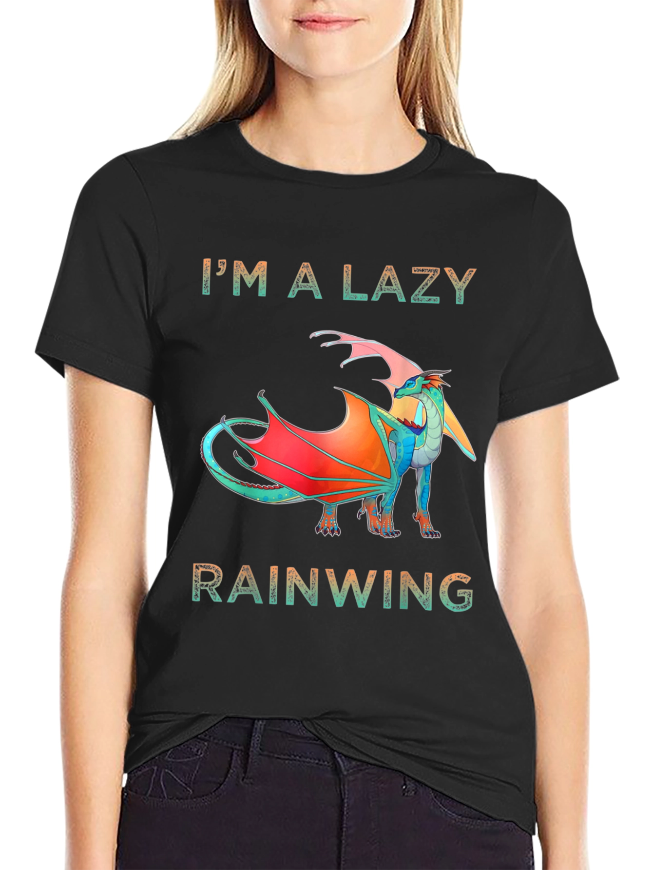Lazy Rainwing T-Shirt - Dragon Design
