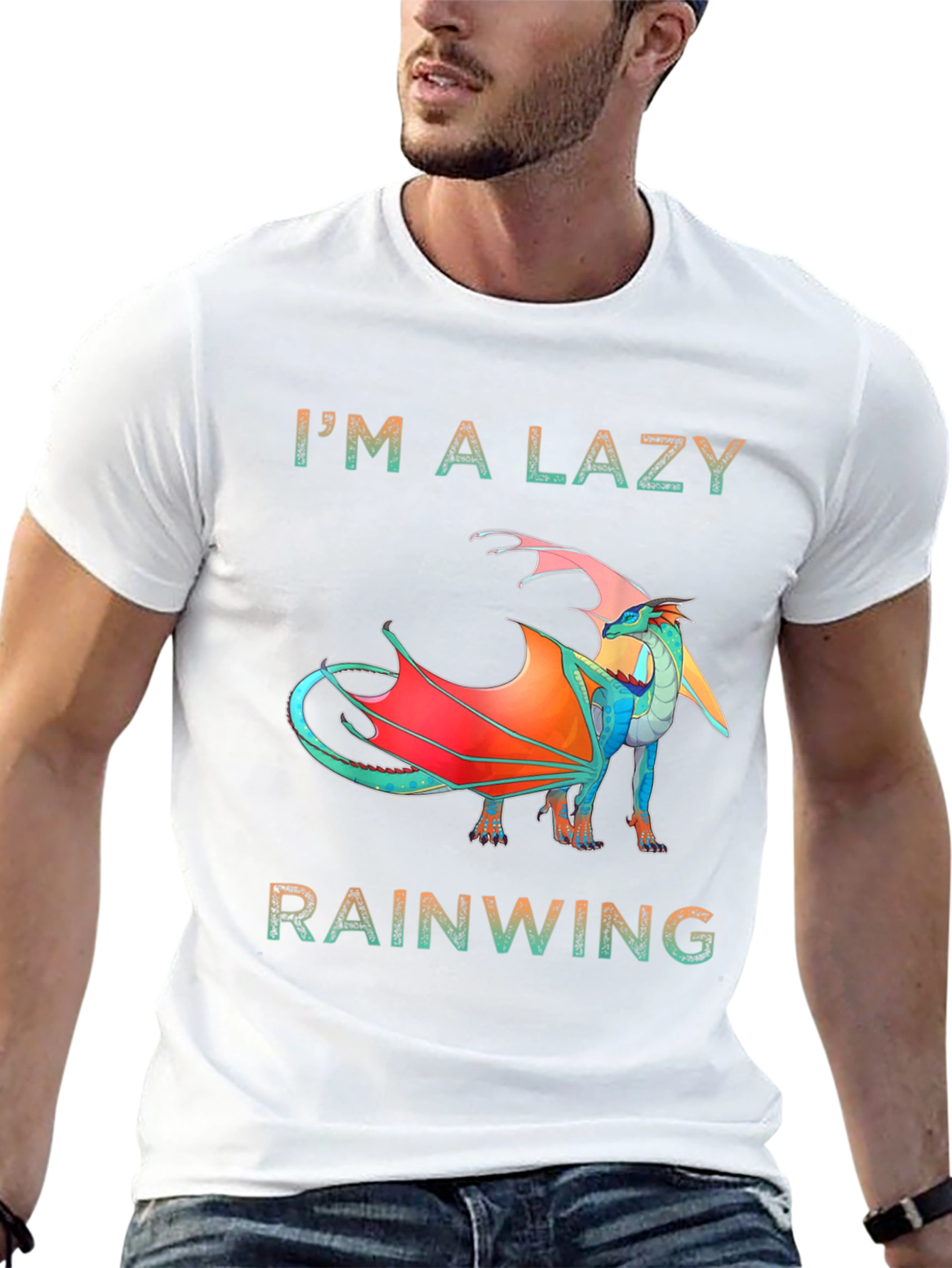 Lazy Rainwing T-Shirt - Dragon Design