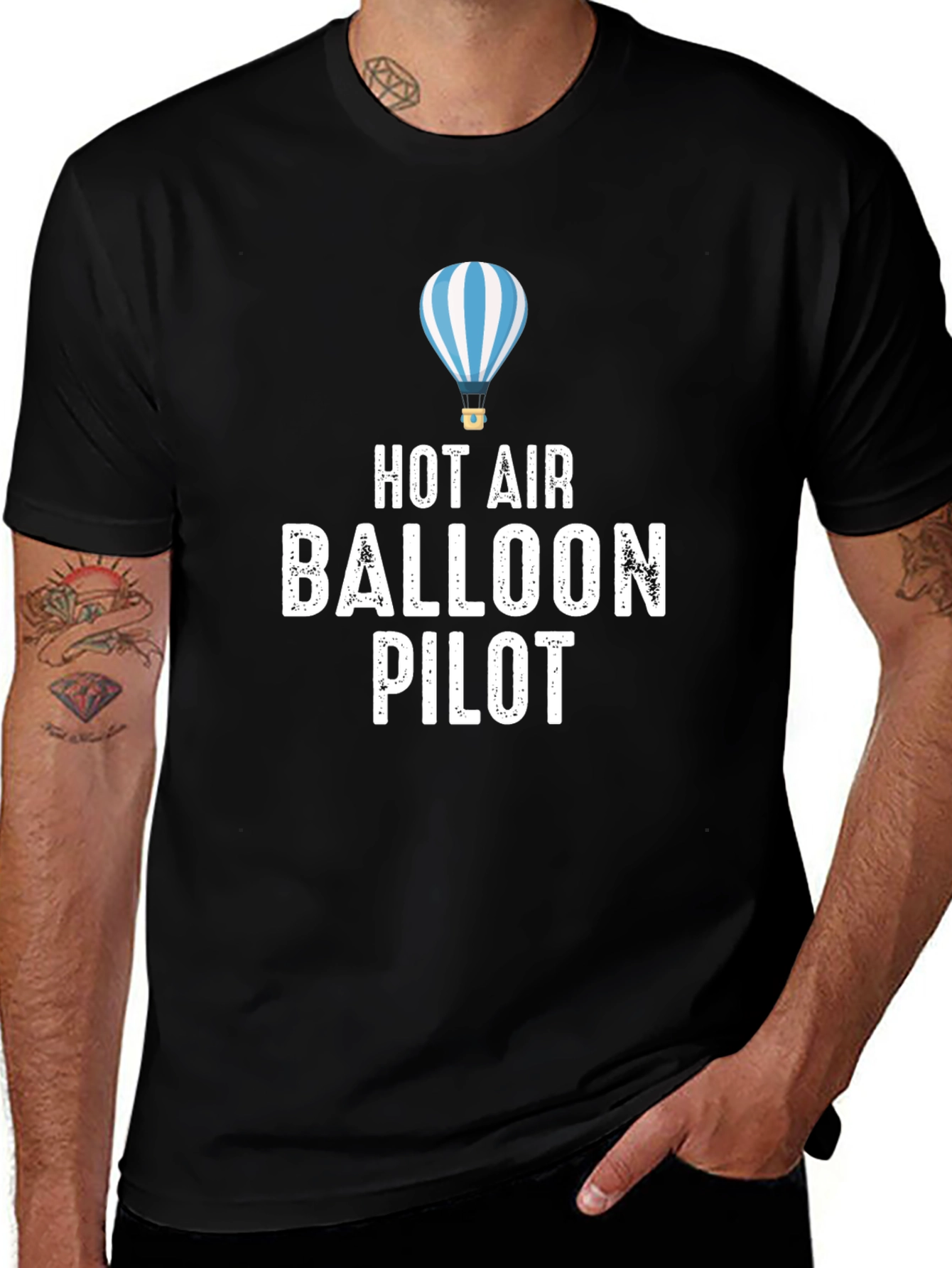 Hot Air Balloon Pilot Graphic Tee