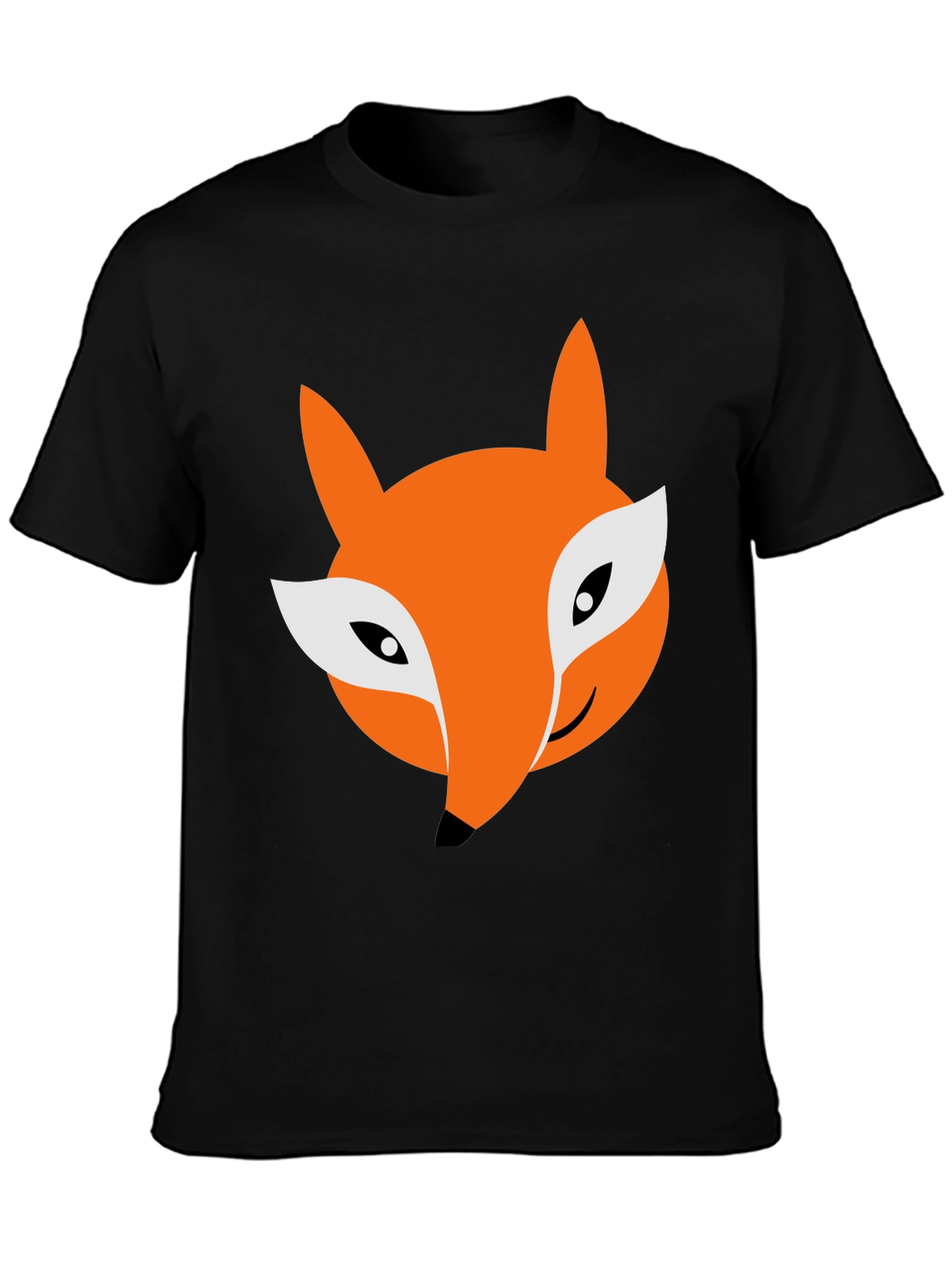 Fox Graphic Tee - Soft Cotton Blend Casual Style