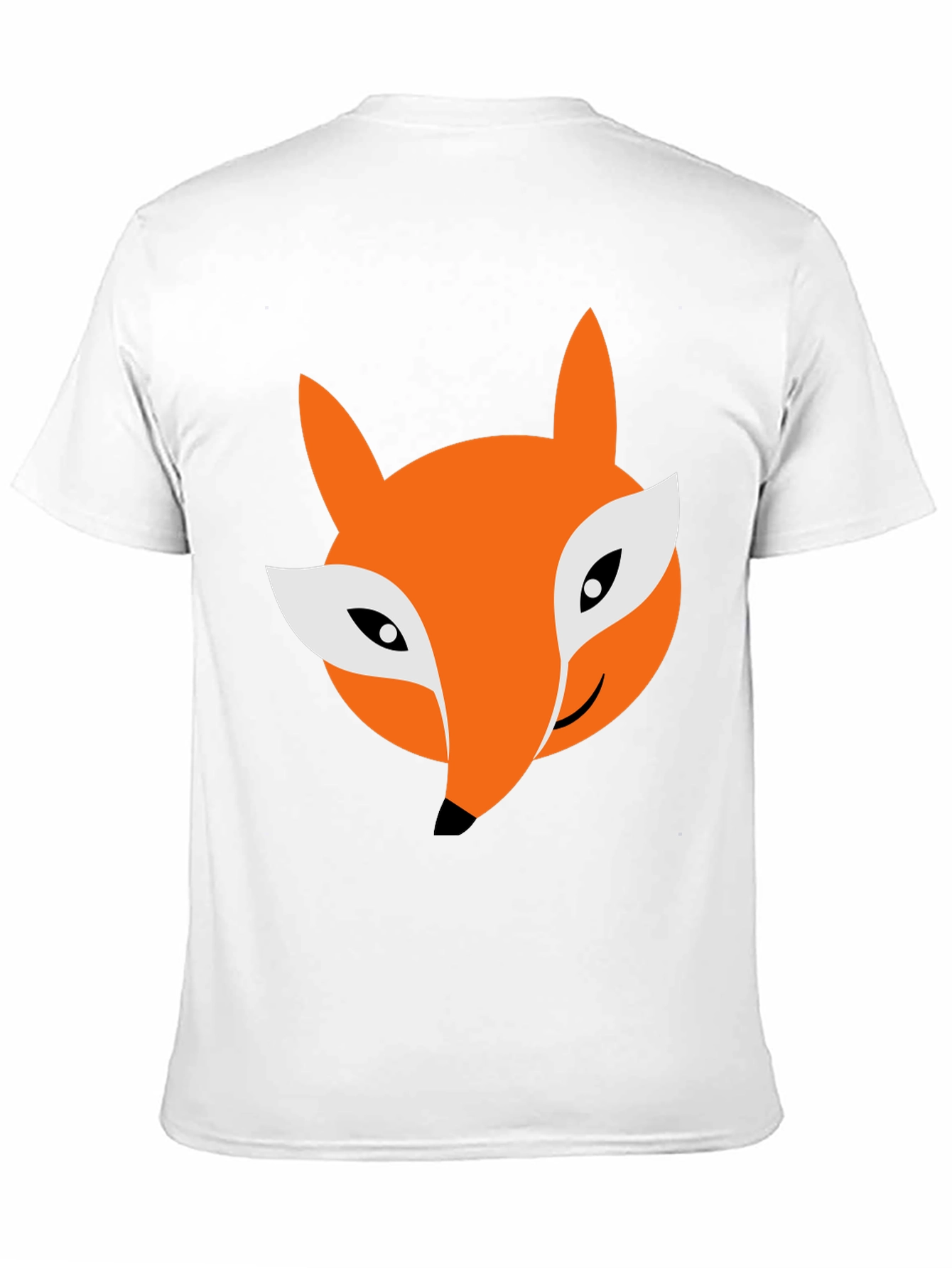 Fox Graphic Tee - Soft Cotton Blend Casual Style