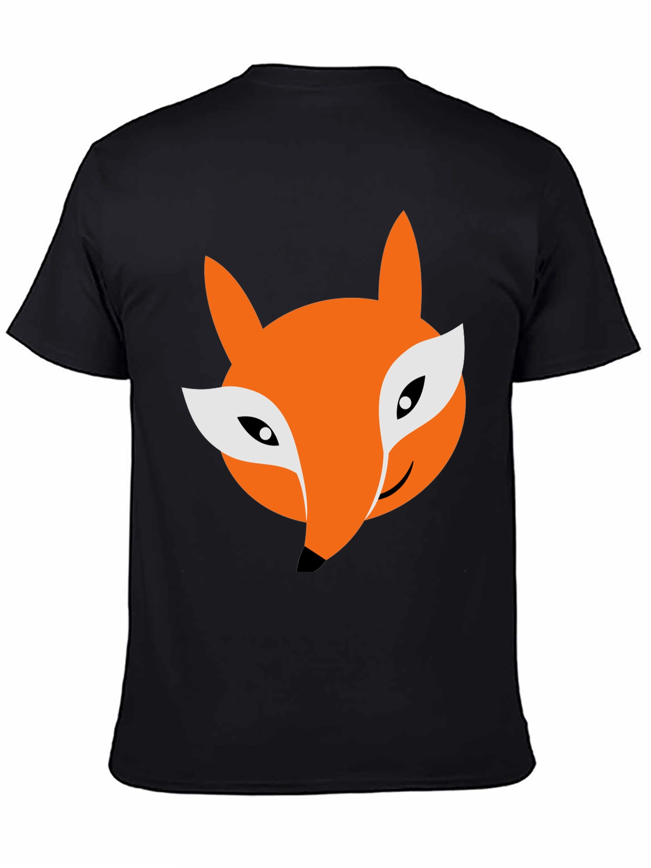 Fox Graphic Tee - Soft Cotton Blend Casual Style