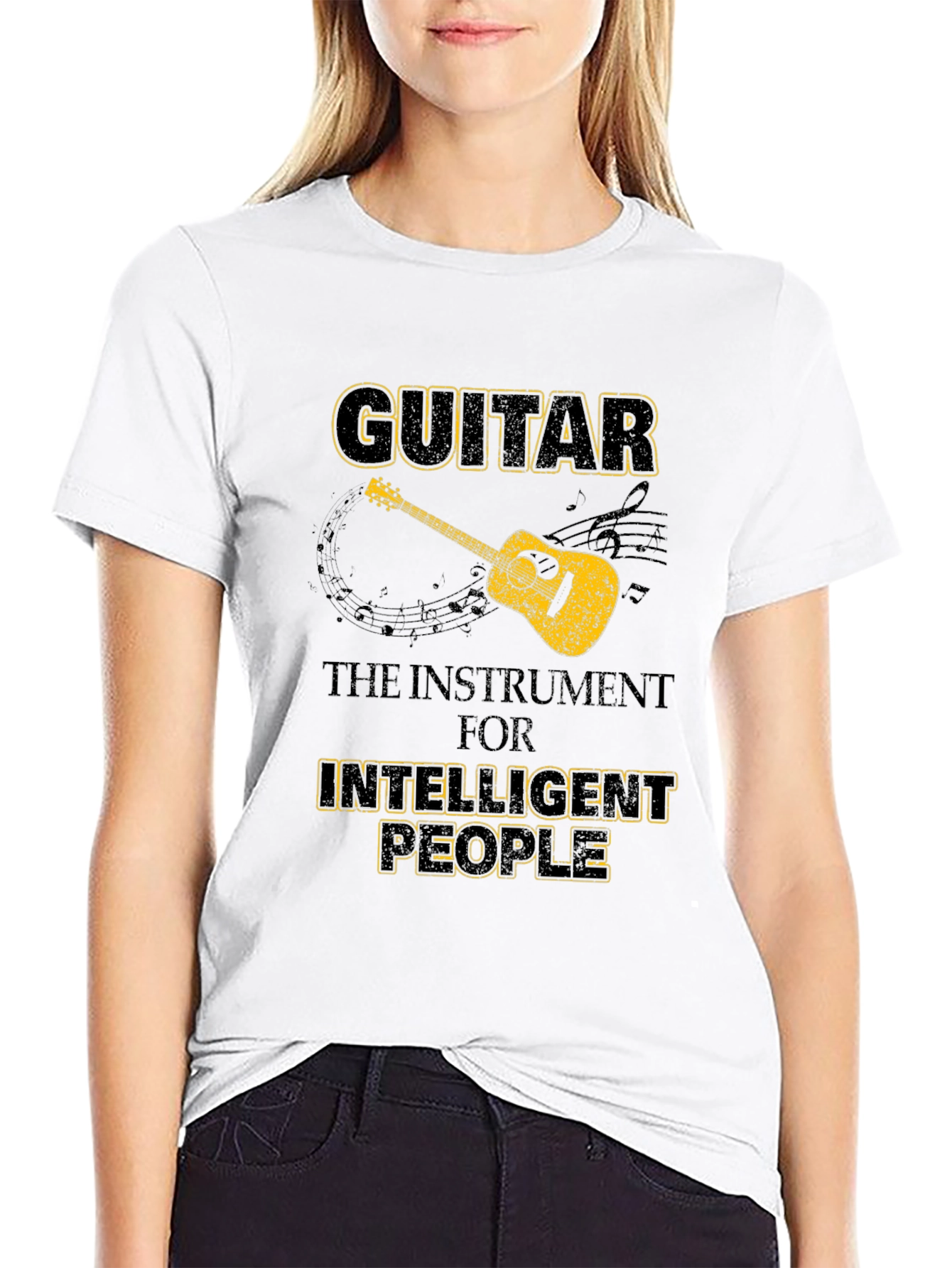 Guitar Lover T-Shirt - Instrument for Intelligent People