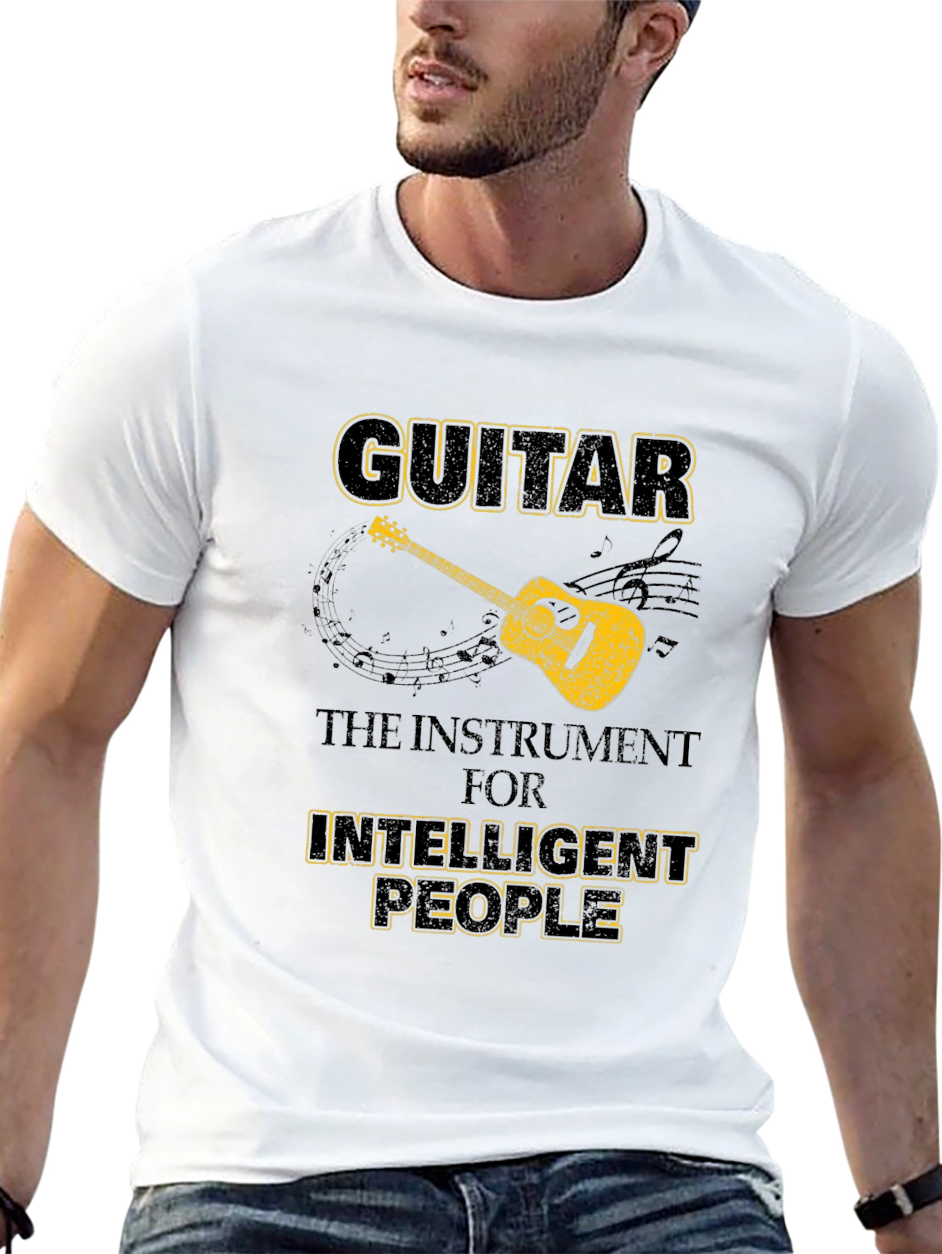 Guitar Lover T-Shirt - Instrument for Intelligent People