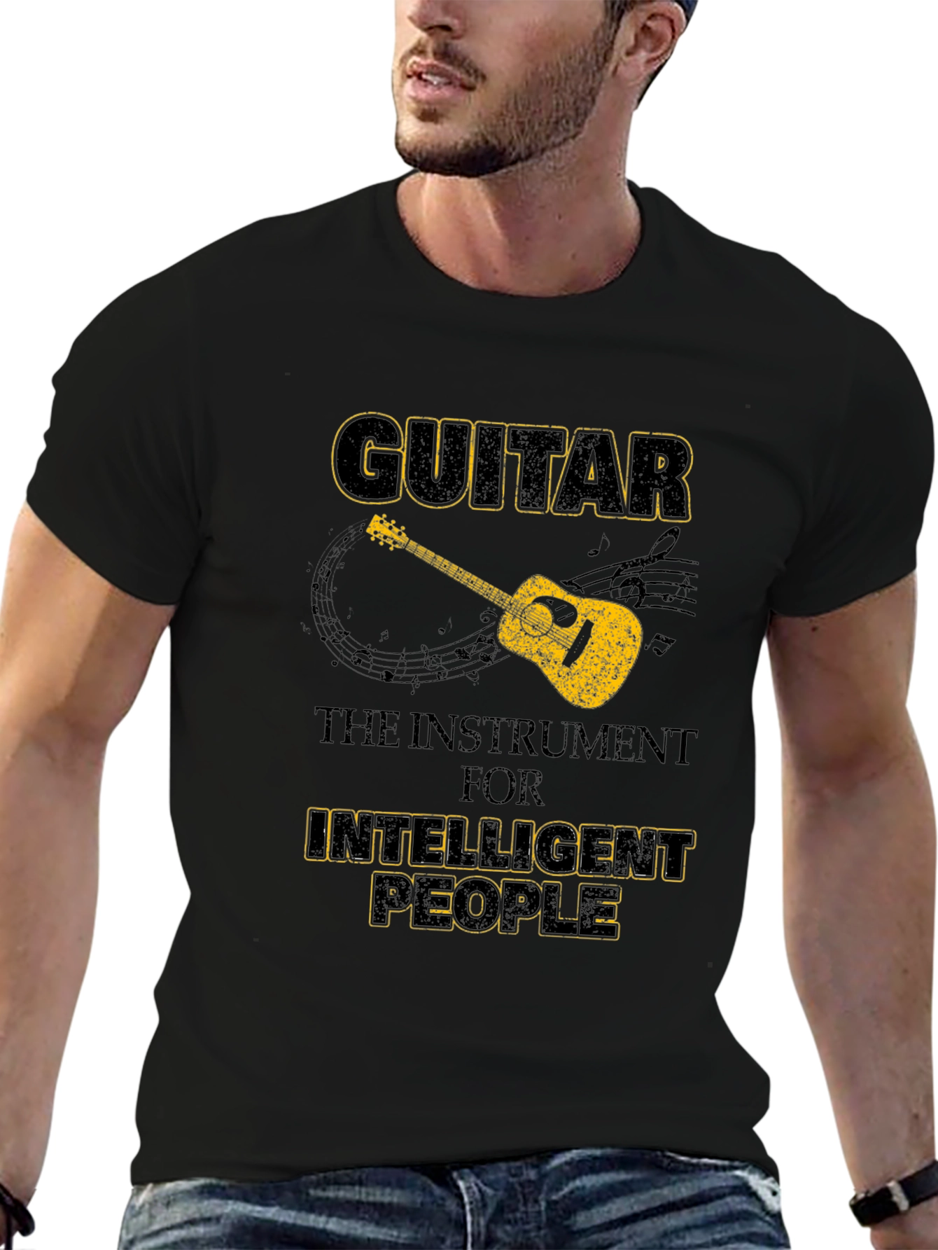 Guitar Lover T-Shirt - Instrument for Intelligent People