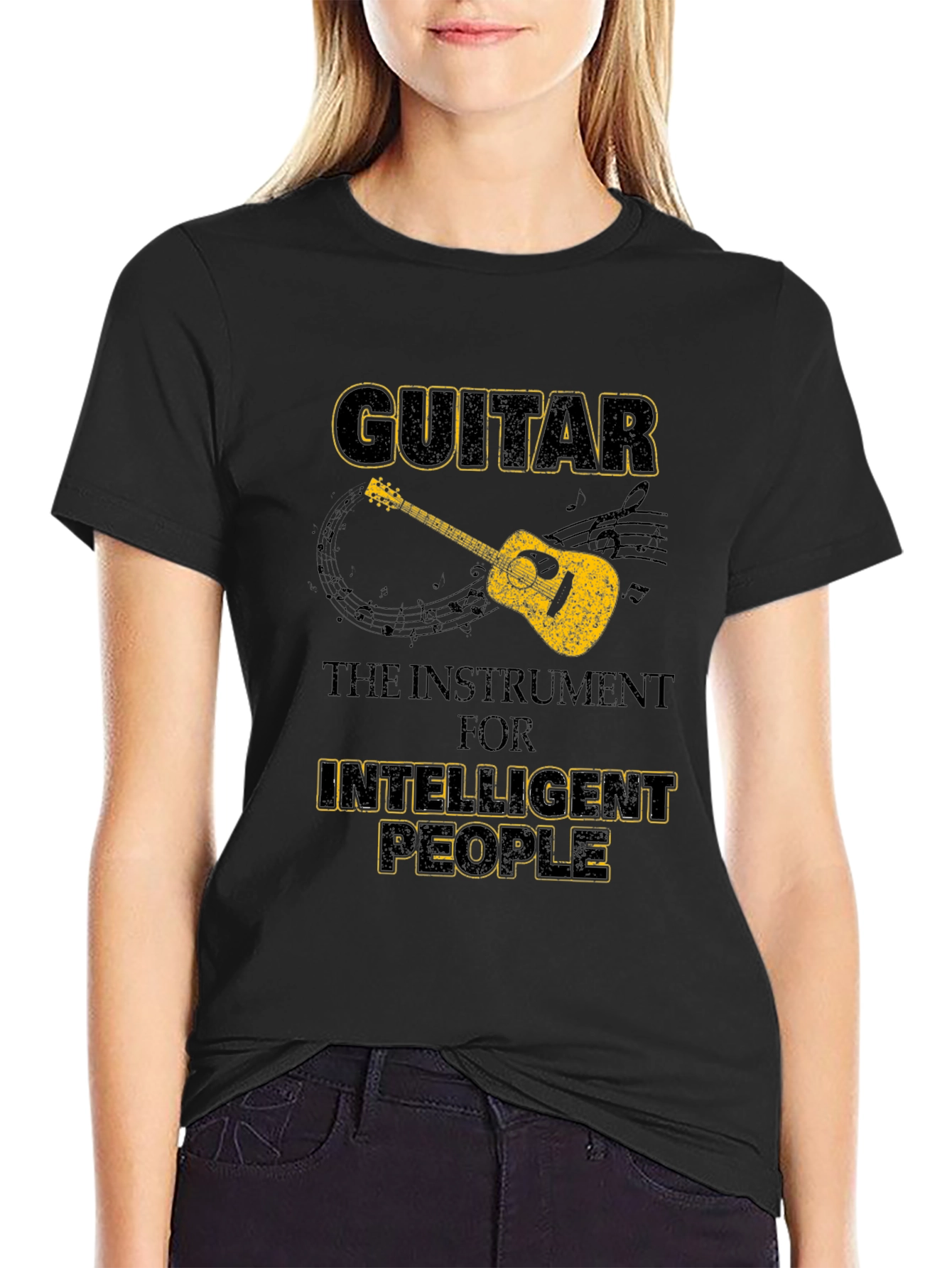 Guitar Lover T-Shirt - Instrument for Intelligent People