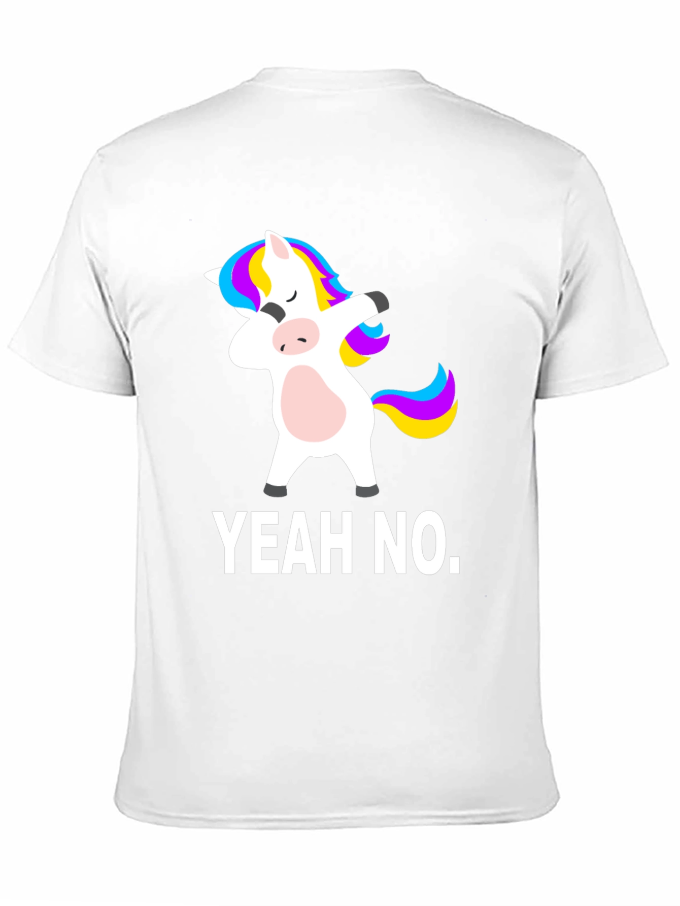 Yeah No. Unicorn Dab Black T-Shirt