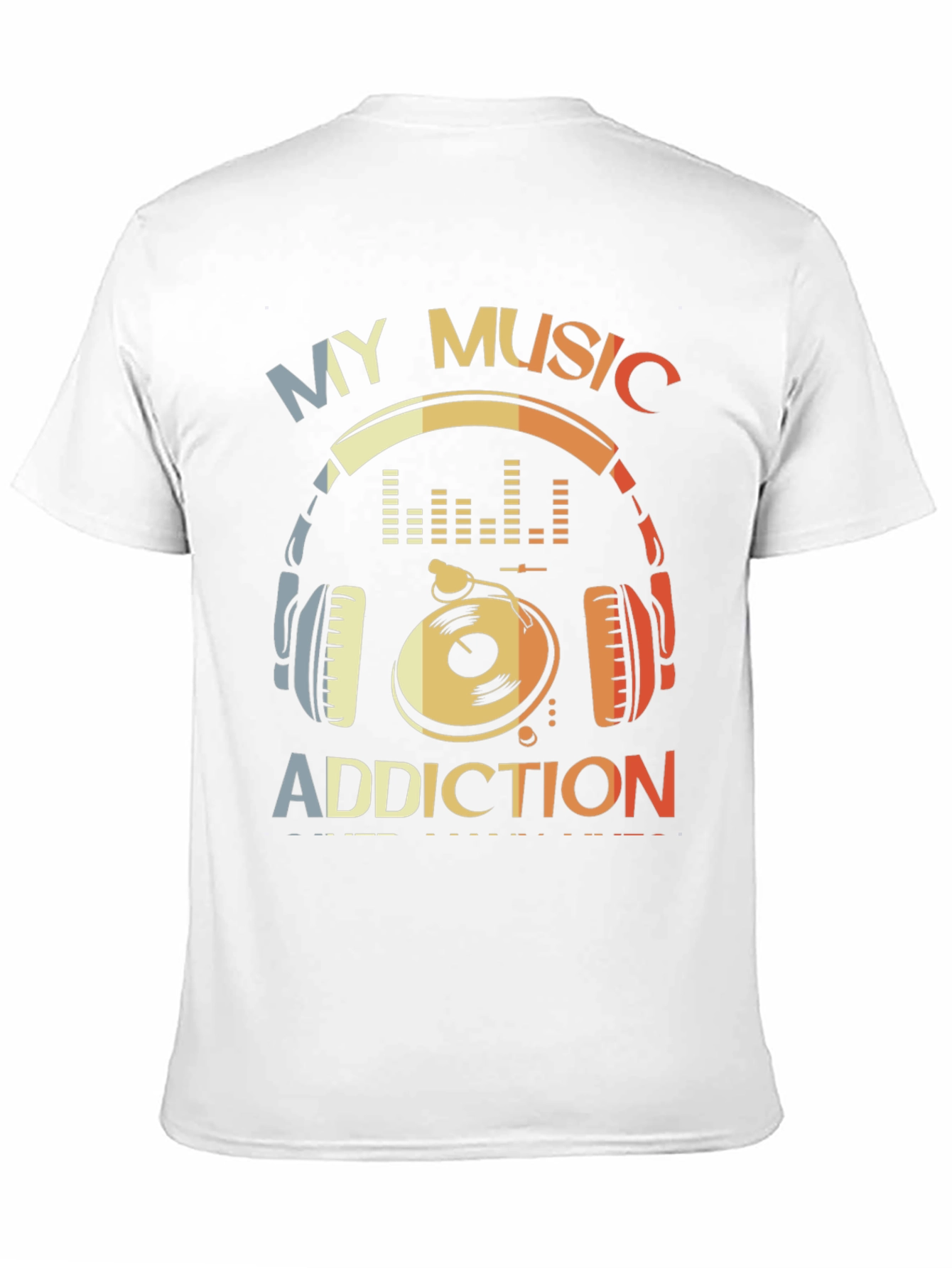 Music Addiction Graphic T-Shirt