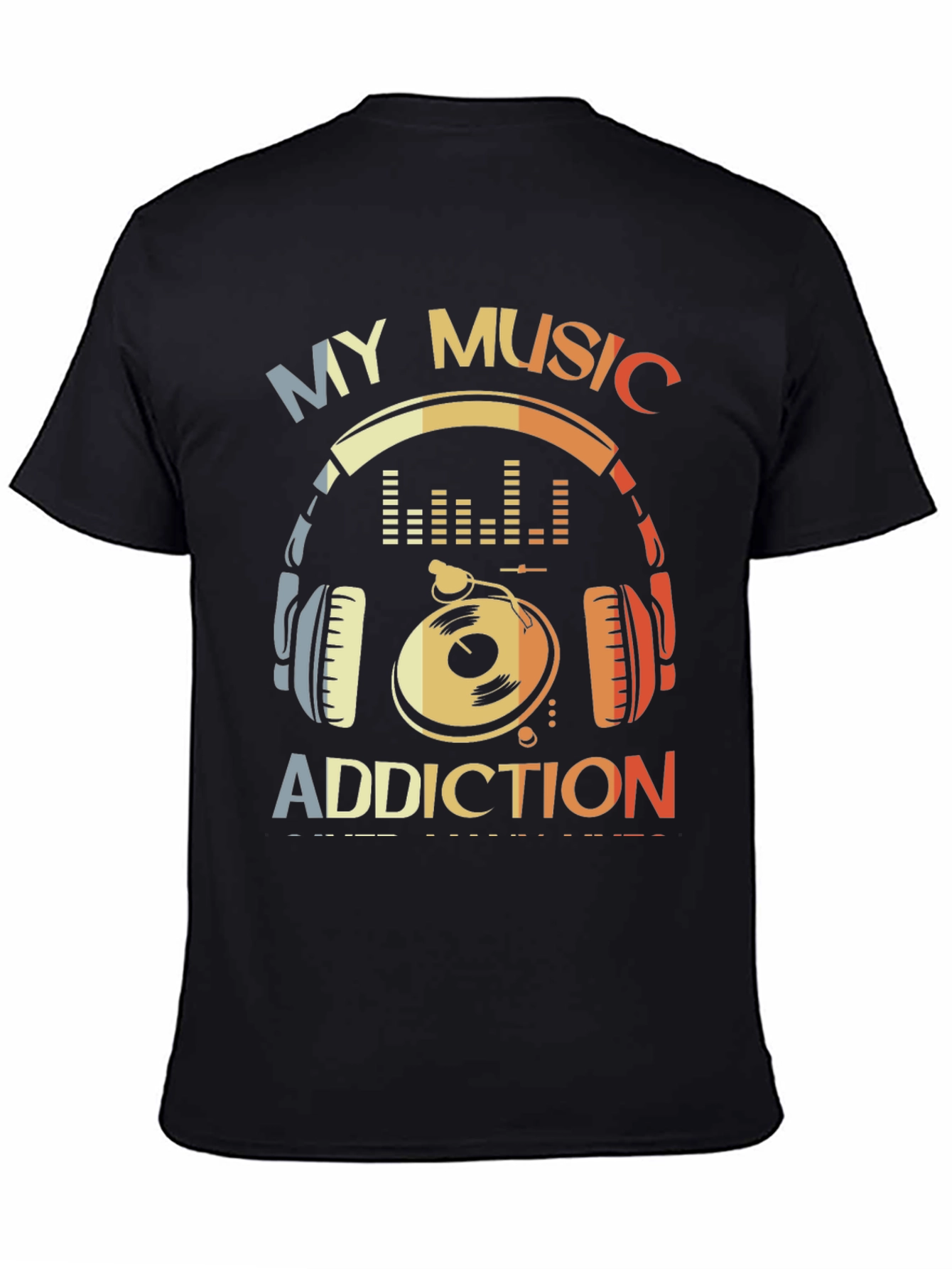 Music Addiction Graphic T-Shirt