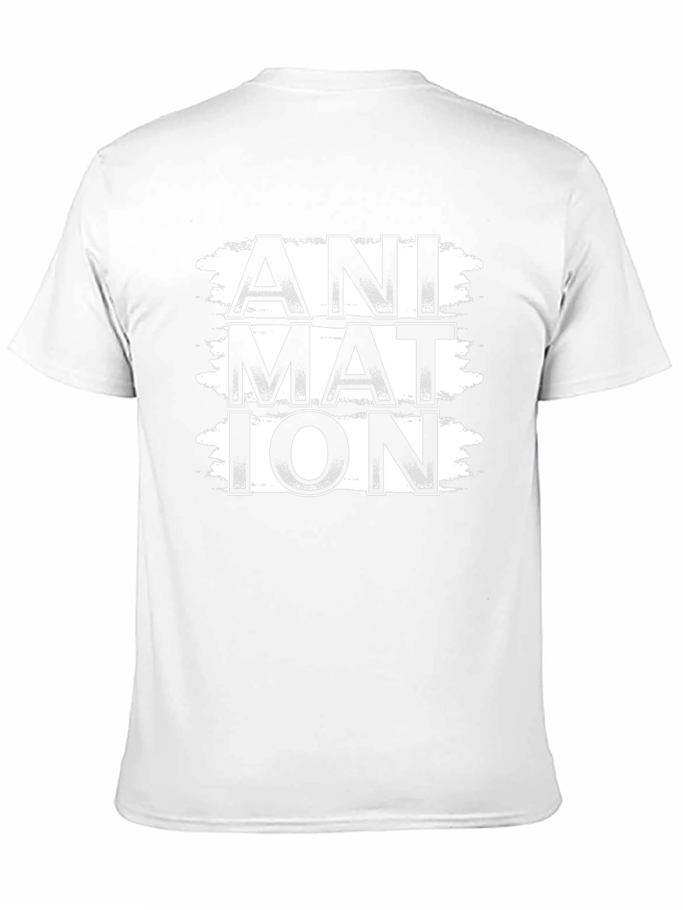 Animation Graphic Print Black T-Shirt